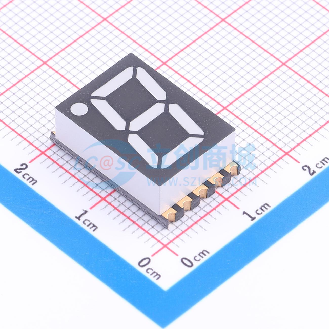 LED 7 đoạn GS5616ASR-G Guangcai Display SMD,19x12.4mm - Techcore Việt Nam