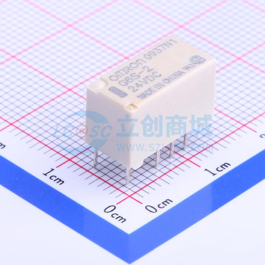 Relay Tín Hiệu G6S-2 DC24 OMRON DIP,14.8x7.3mm 24V - Techcore Việt Nam