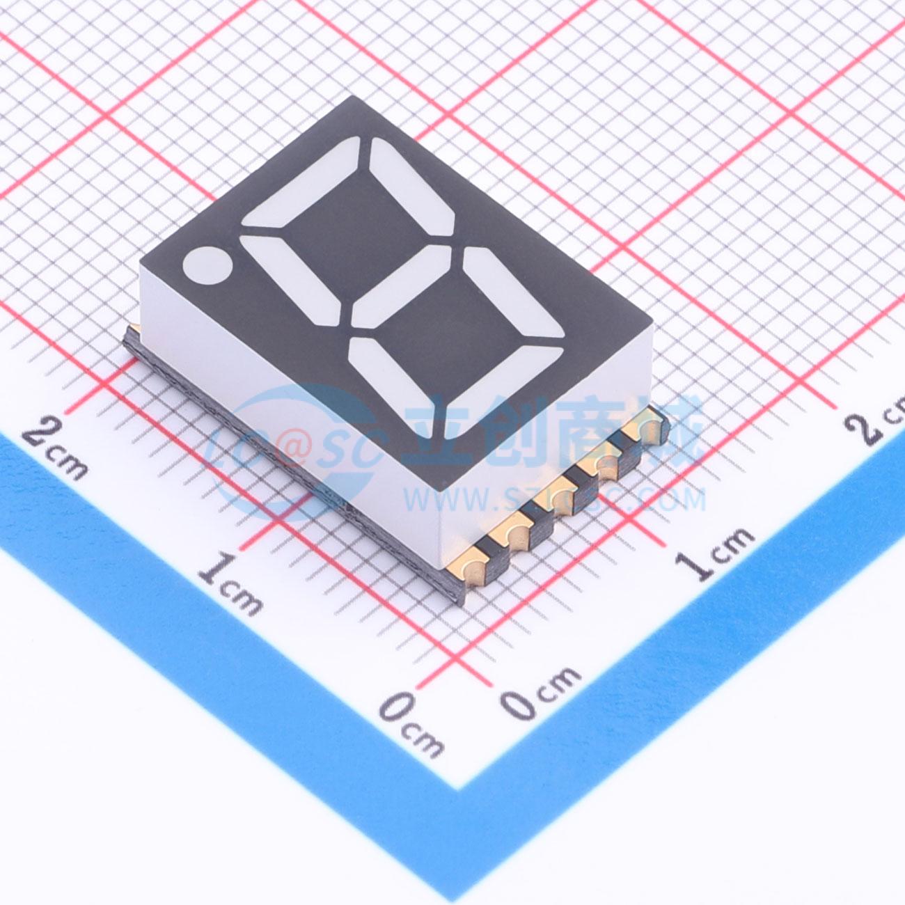 LED 7 đoạn GS5616CB-G Guangcai Display SMD,19x12.4mm - Techcore Việt Nam