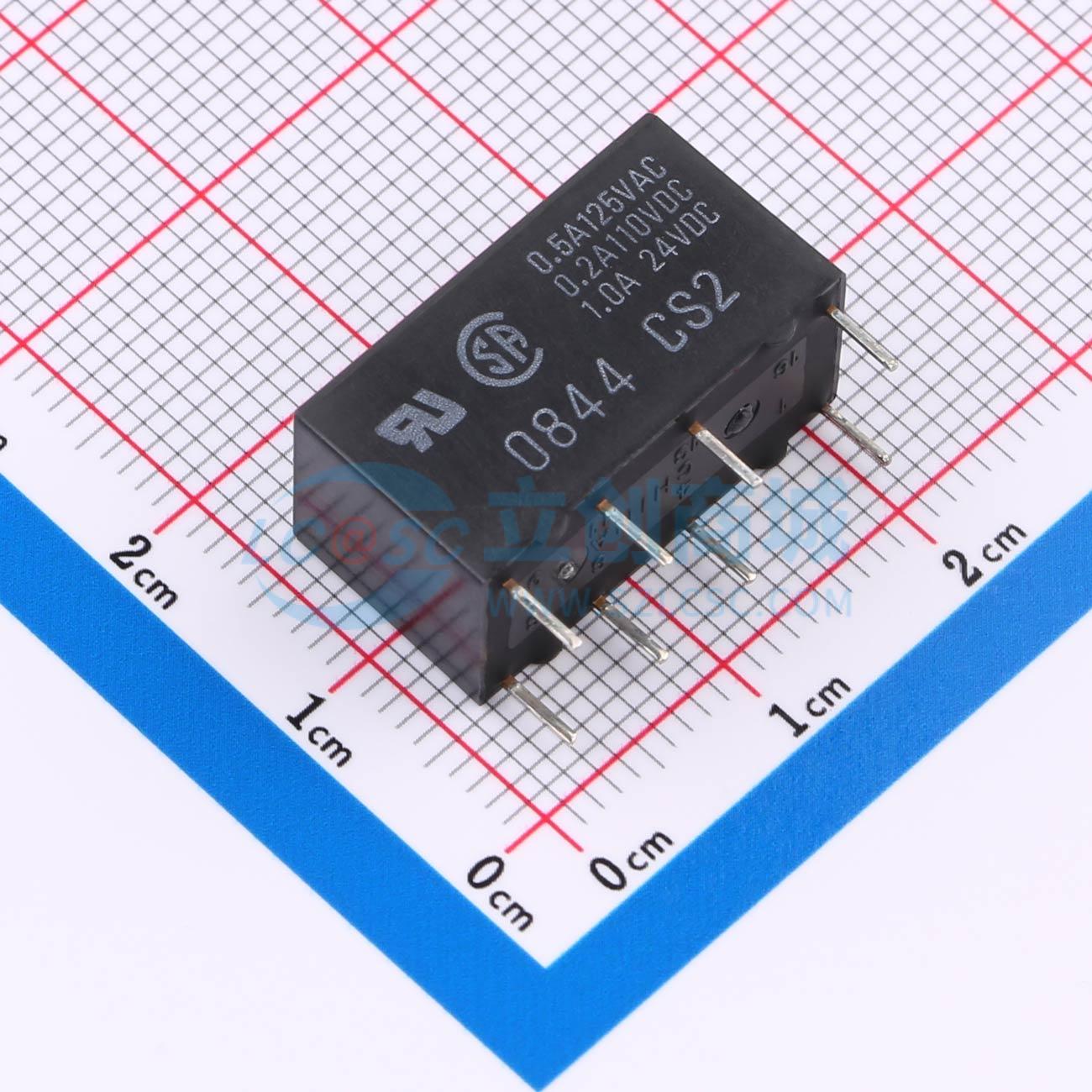 Rơ-le tín hiệu G5V-2-H1 DC12 OMRON DIP,20.5x10.1mm - Techcore Việt Nam