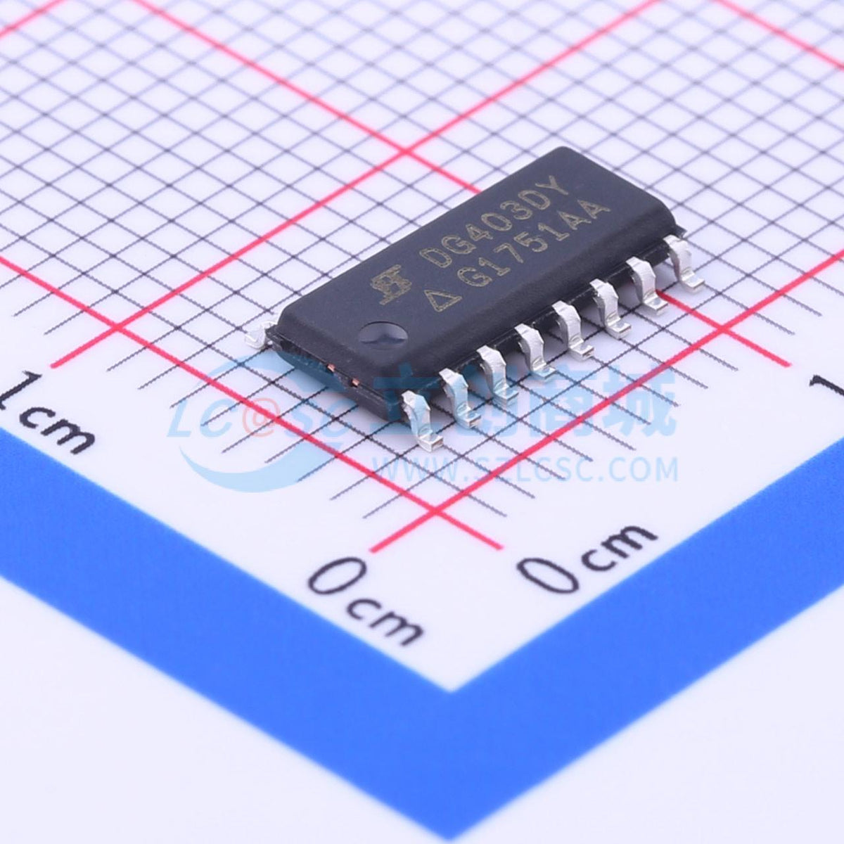 Linh kiện điện tử DG403DY-T1-E3 Vishay SOIC-16 - Techcore Việt Nam