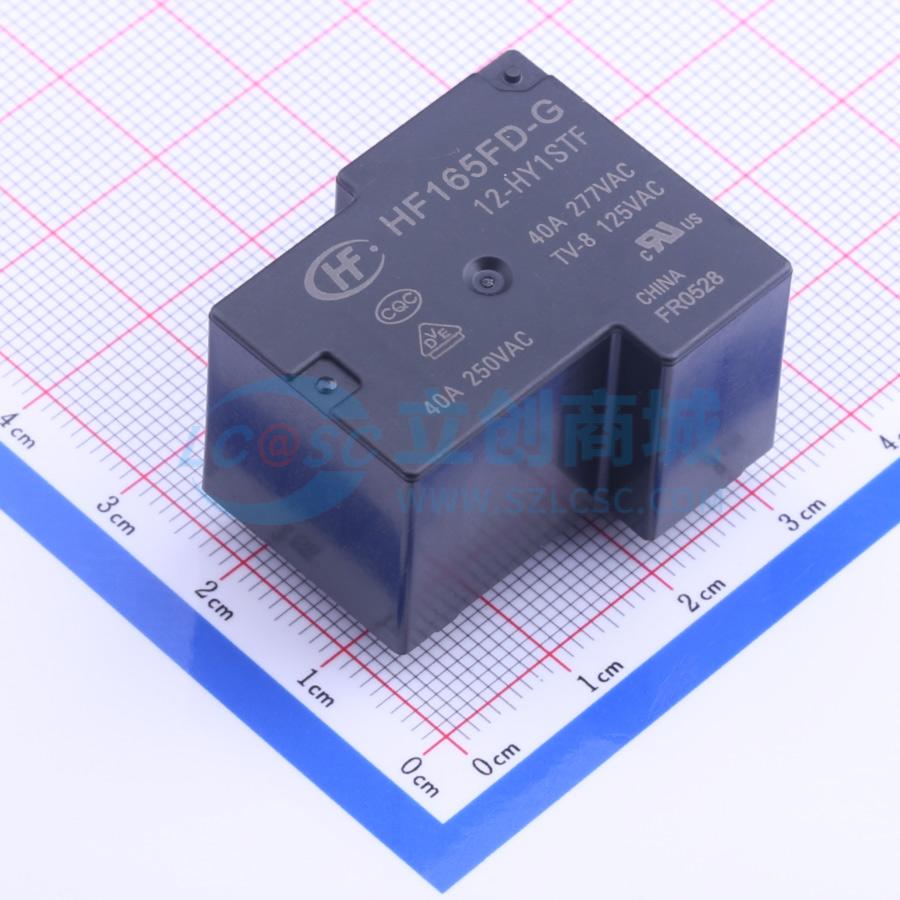 Rơ-le điện tử HF165FD-G/12-HY1STF HF THT,32.2x27.5mm - Techcore Việt Nam
