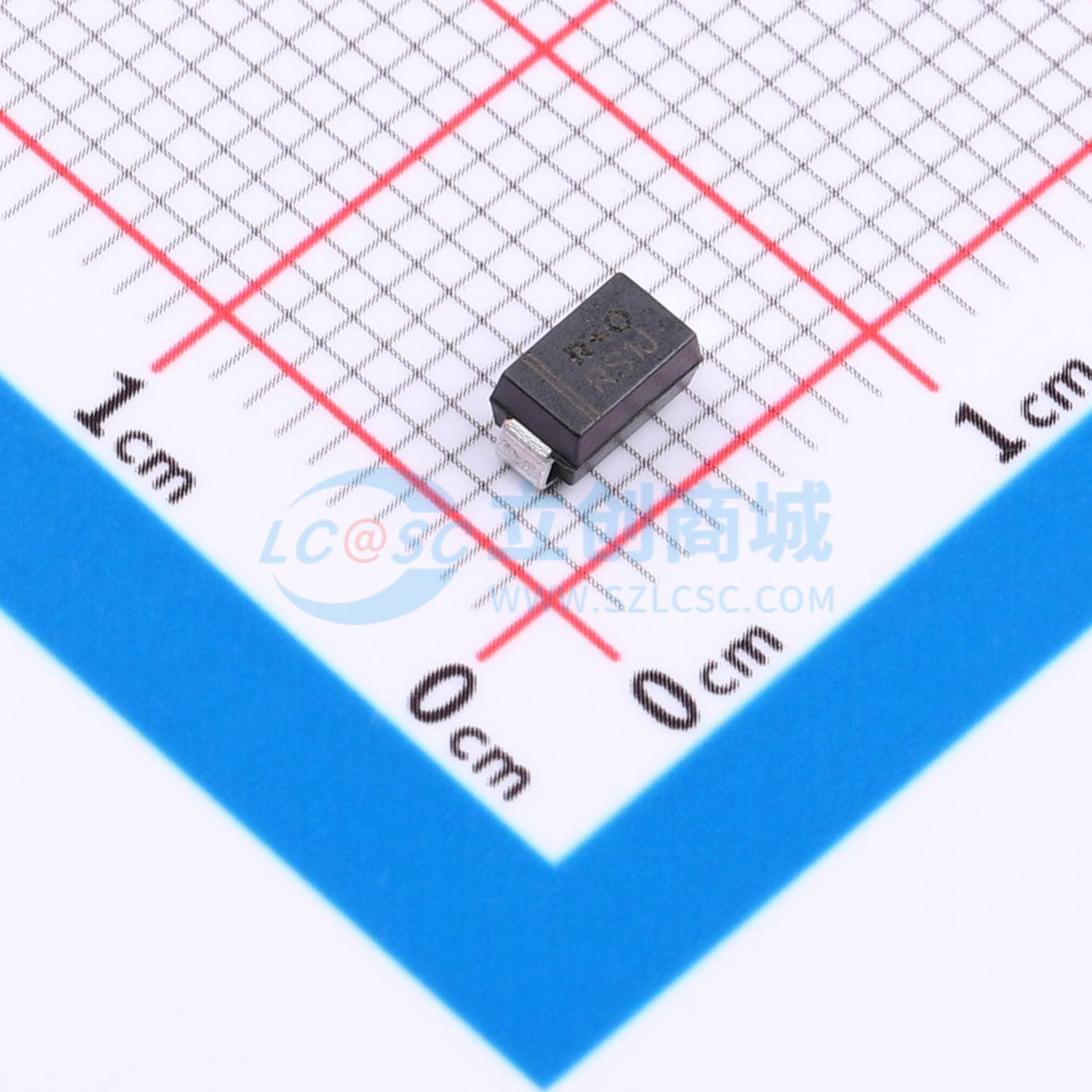 Diode phục hồi nhanh RS1J R+O 1.3V@1A - Techcore Việt Nam