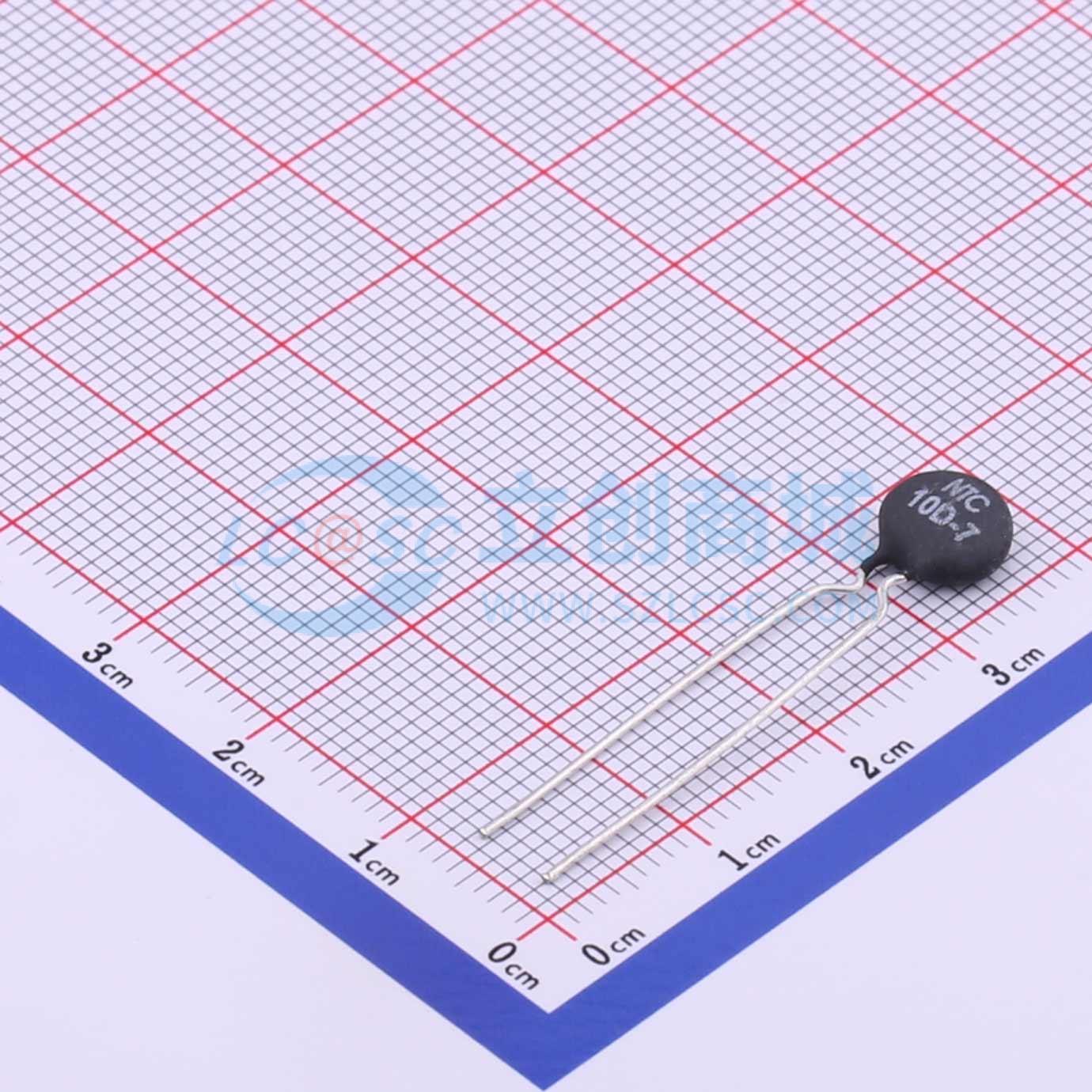 Điện trở nhiệt NTC NTC10D-7 RUILON Xuyên lỗ, P=5mm 10Ω - Techcore Việt Nam