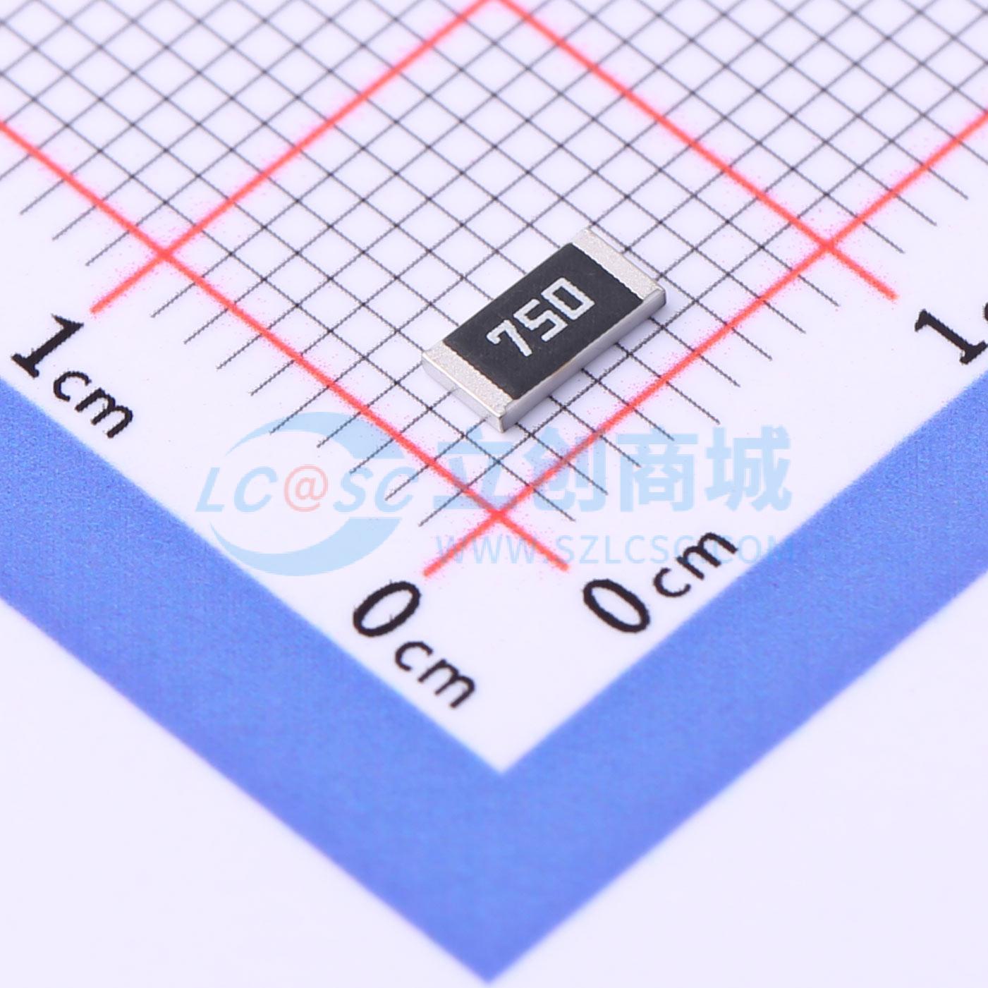 Điện Trở Dán SMD FRC2010J750 TS FOJAN 2010 75Ω ±5% 750mW - Techcore Việt Nam
