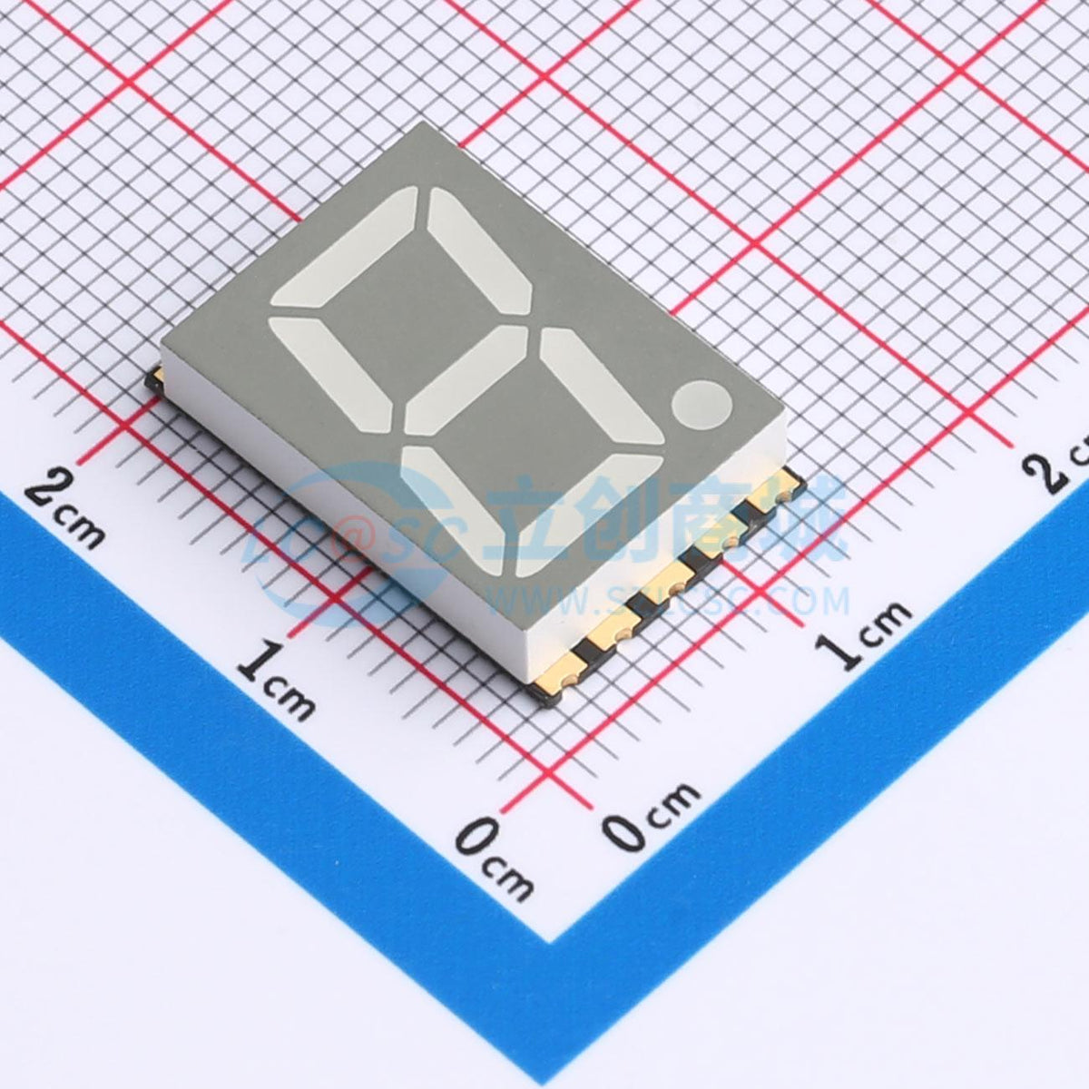 LED 7 đoạn GS5611AW-G Guangcai Display SMD,19x12.4mm Anode chung - Techcore Việt Nam