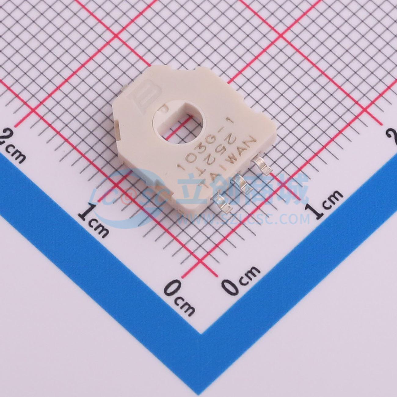 Cảm biến vị trí 3382G-1-103G BOURNS SMD-4P, 12x11mm 0°~330° - Techcore Việt Nam