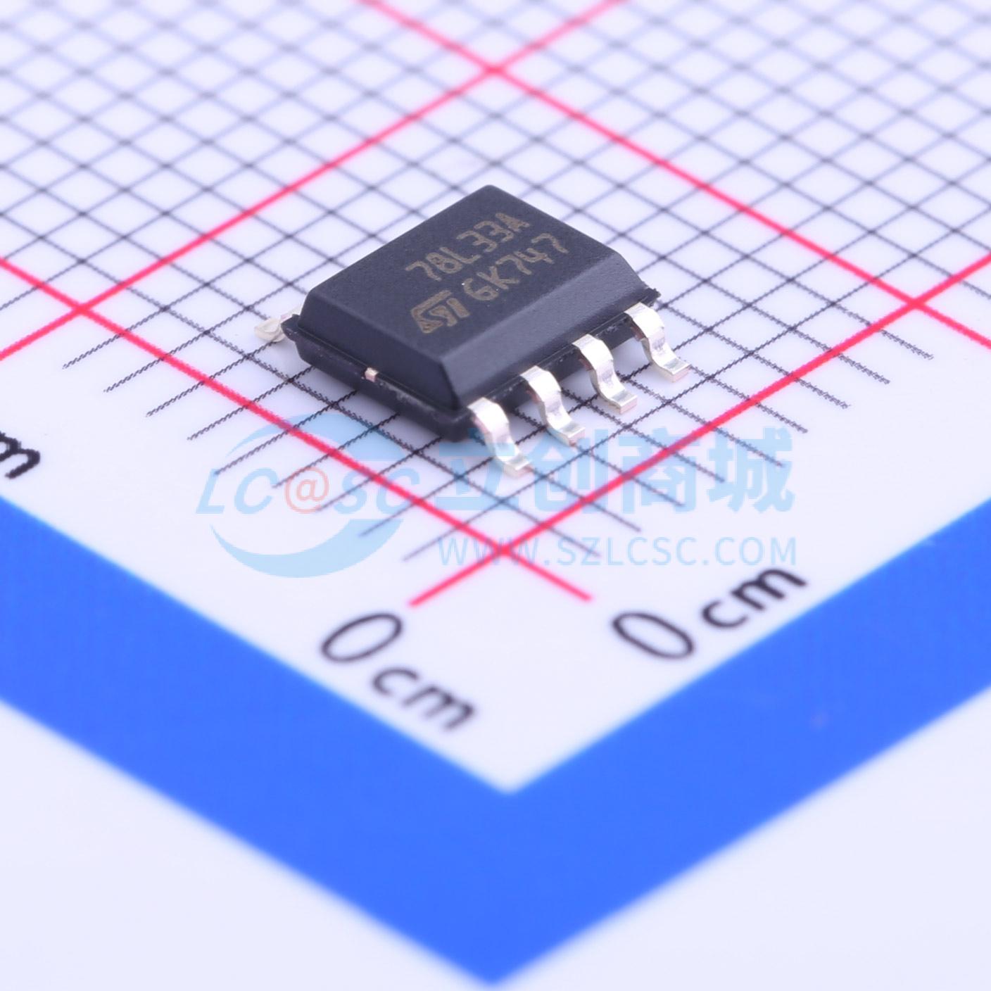 IC ổn áp tuyến tính LDO L78L33ACD13TR STMicroelectronics SOIC-8 - Techcore Việt Nam