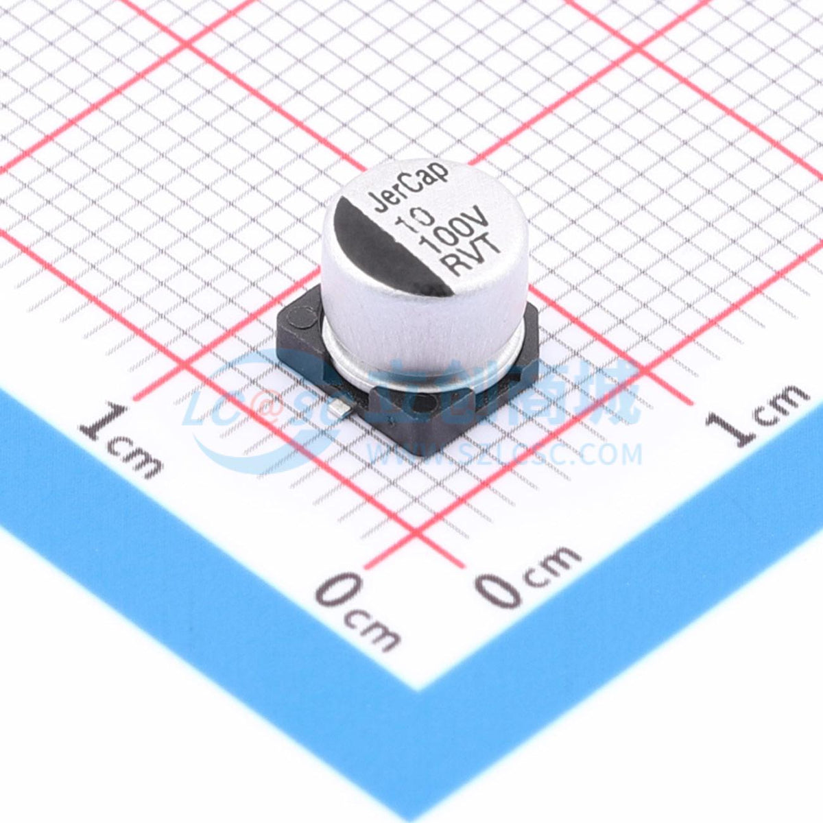 Linh kiện điện tử RVT100V10M6X5 JIERR SMD,D6.3xL5.4mm - Techcore Việt Nam