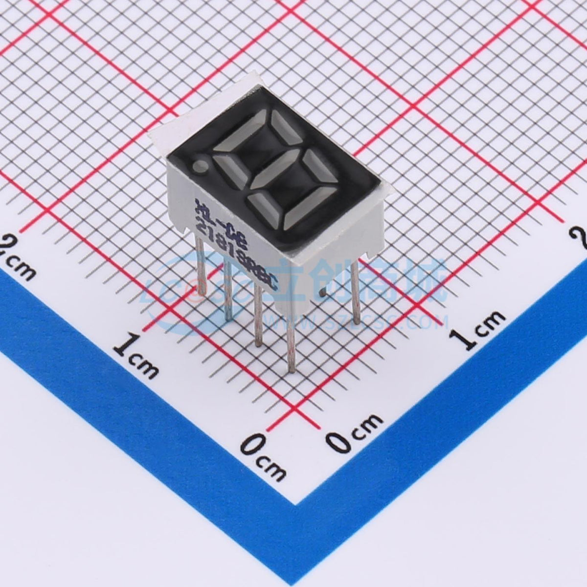 LED 7 đoạn XL-DB2181SRBC XINGLIGHT DIP,10x7.4mm Anode chung - Techcore Việt Nam