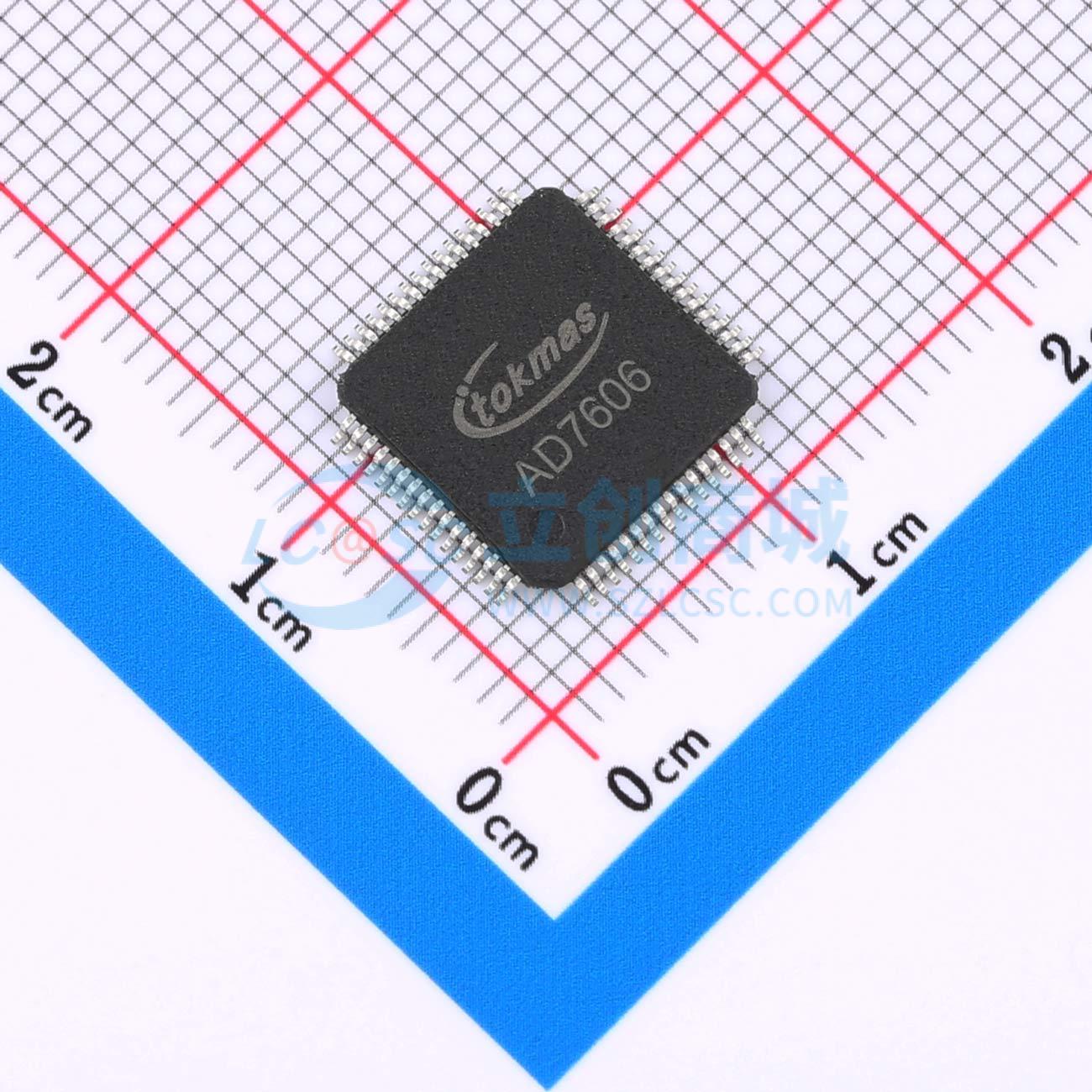 IC ADC AD7606BSTZ(TOKMAS) LQFP-64(10x10) - Techcore Việt Nam