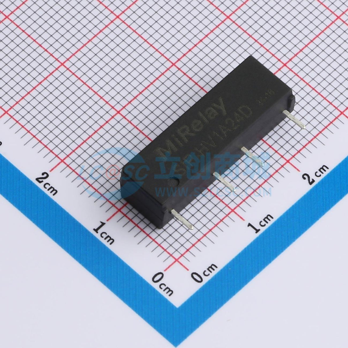Rơ-le reed SIP-HV1A24D MiRelay 24V SIP,24.1x6.2mm - Techcore Việt Nam