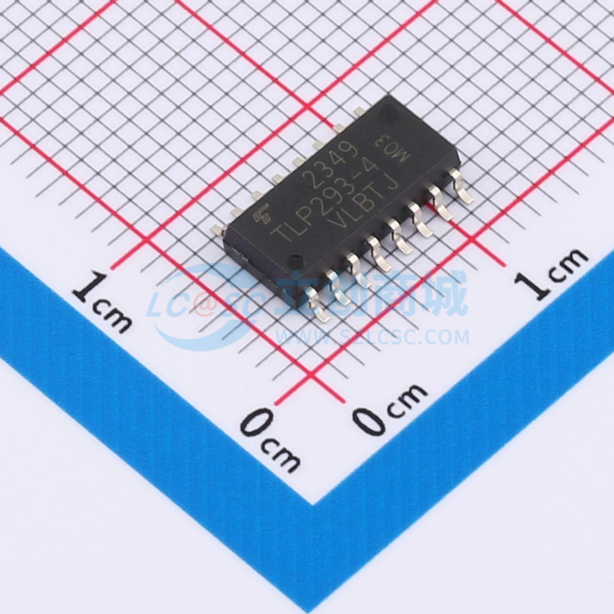 Optocoupler transistor TLP293-4(LGBTR,E TOSHIBA SOIC-16-4.6mm 1.25V - Techcore Việt Nam