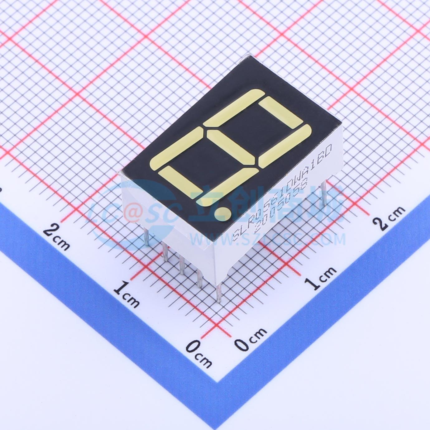 LED 7 đoạn SLR0561DWA1BD SUNLIGHT Anode chung - Techcore Việt Nam