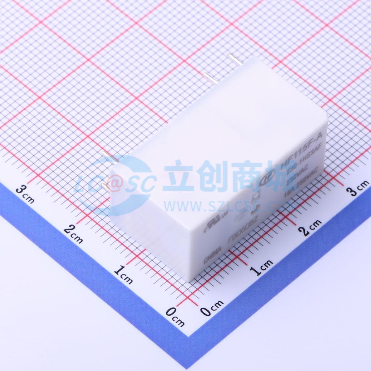 Rơ-le điện tử HF115F-A/230-1HS3AF HF 230V DIP,29x12.7mm - Techcore Việt Nam
