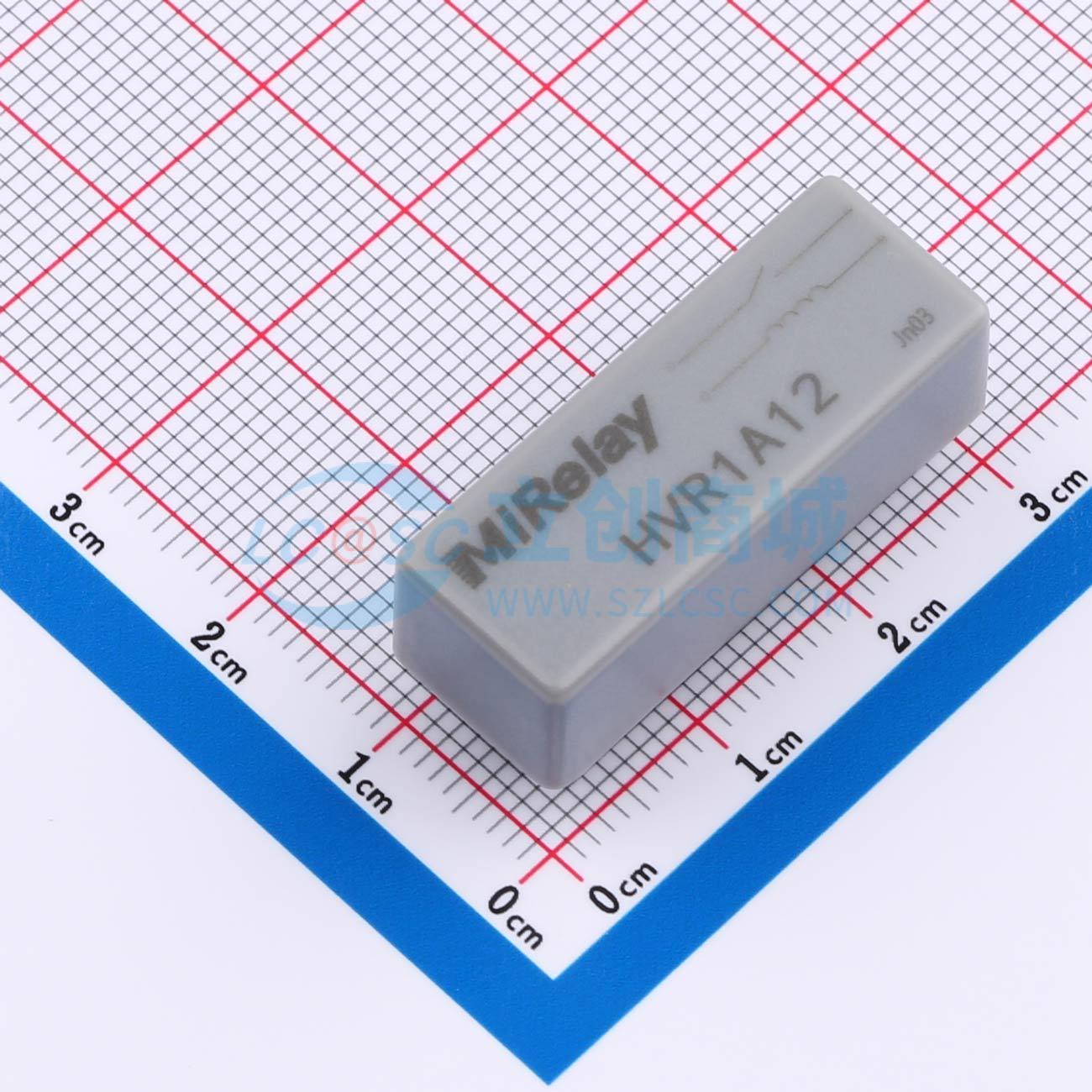 Rơ-le điện tử HVR1A12 MiRelay 12V DIP,30.3x11.3mm - Techcore Việt Nam