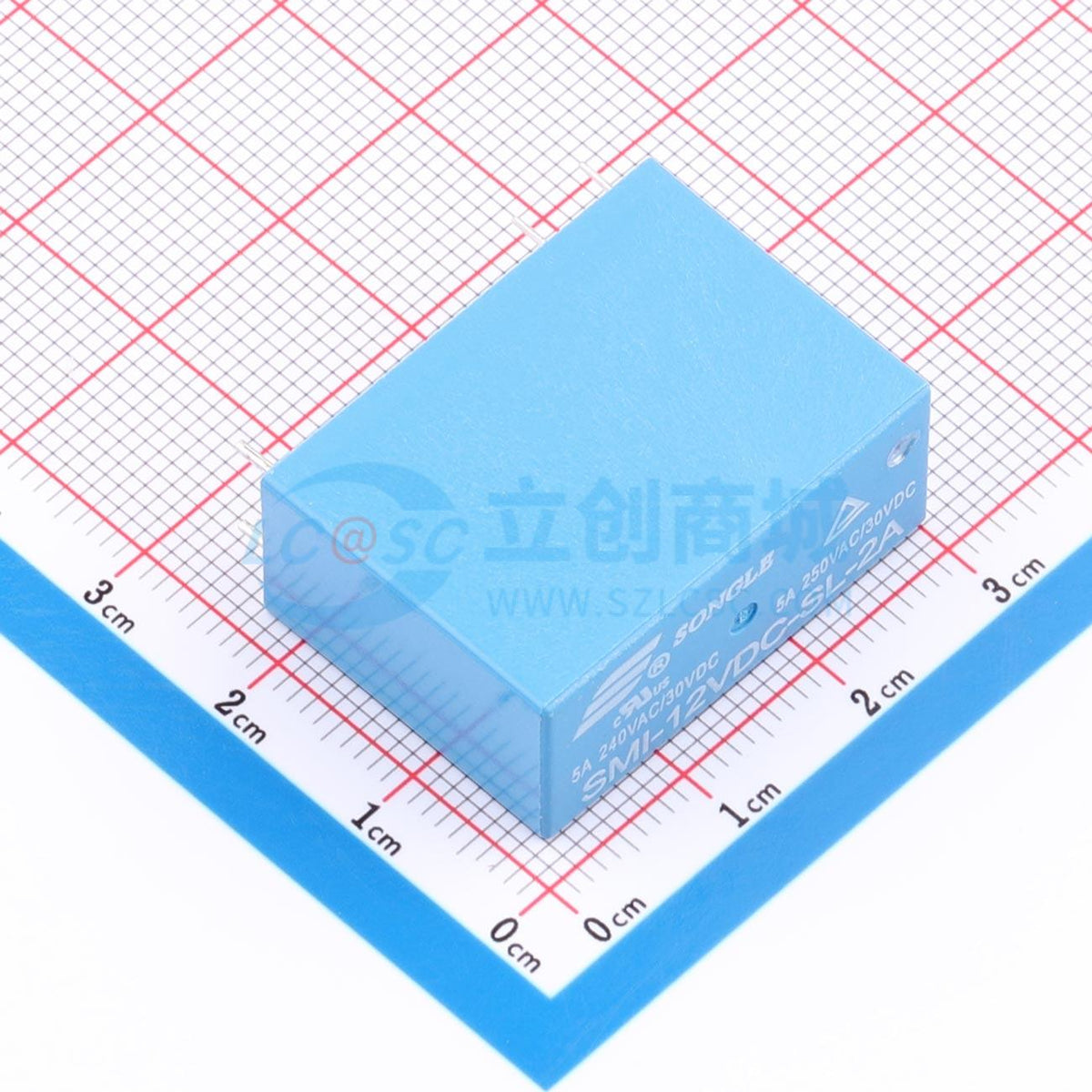 Rơ-le công suất SMI-12VDC-SL-2A SONGLE 12V THT,29.2x12.8mm - Techcore Việt Nam