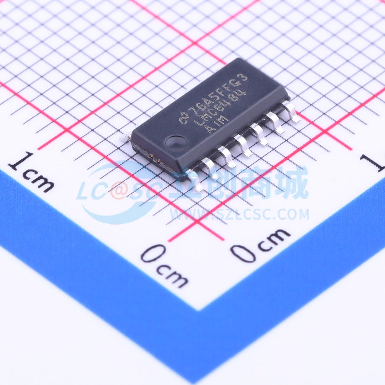 IC Khuếch Đại Thuật Toán LMC6484AIMX/NOPB Texas Instruments SOIC-14 4 kênh Rail-to-Rail 1.5 MHz - Techcore Việt Nam
