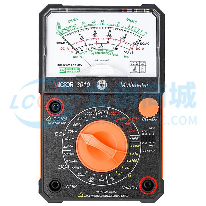 Đồng hồ vạn năng VC3010 VICTOR Kiểm tra thông mạch - Techcore Việt Nam
