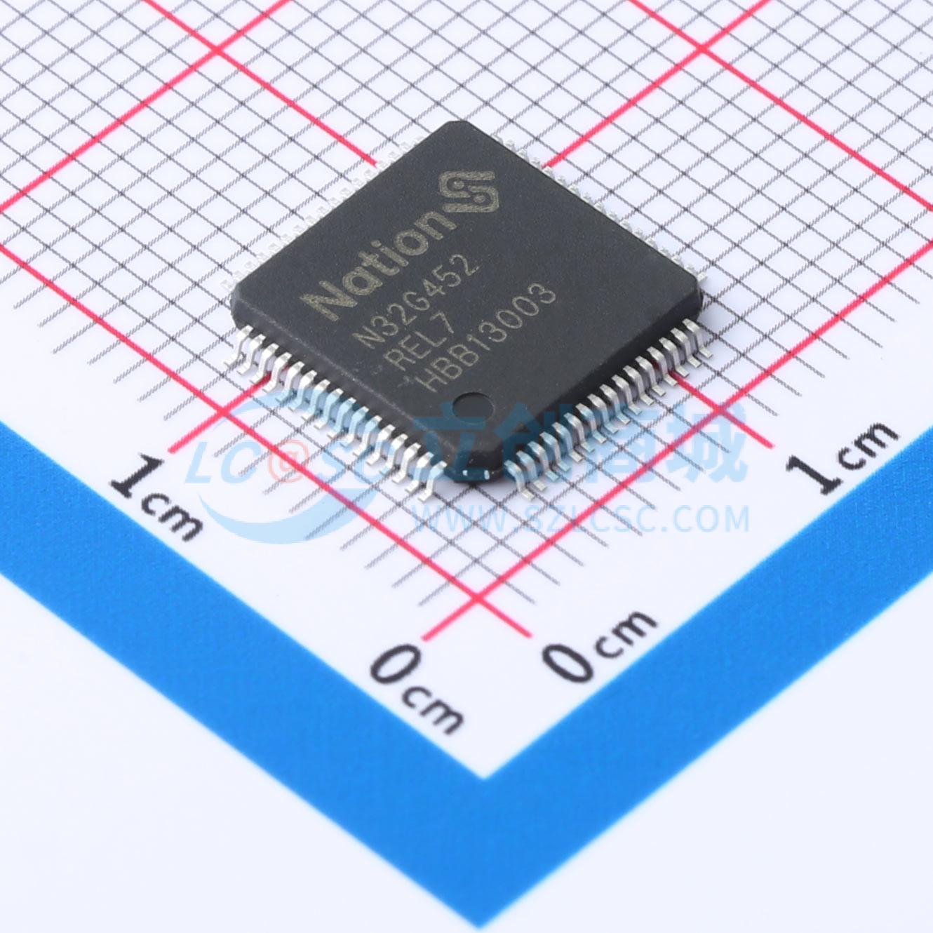 Vi điều khiển MCU N32G452REL7 Nations LQFP-64(10x10) - Techcore Việt Nam
