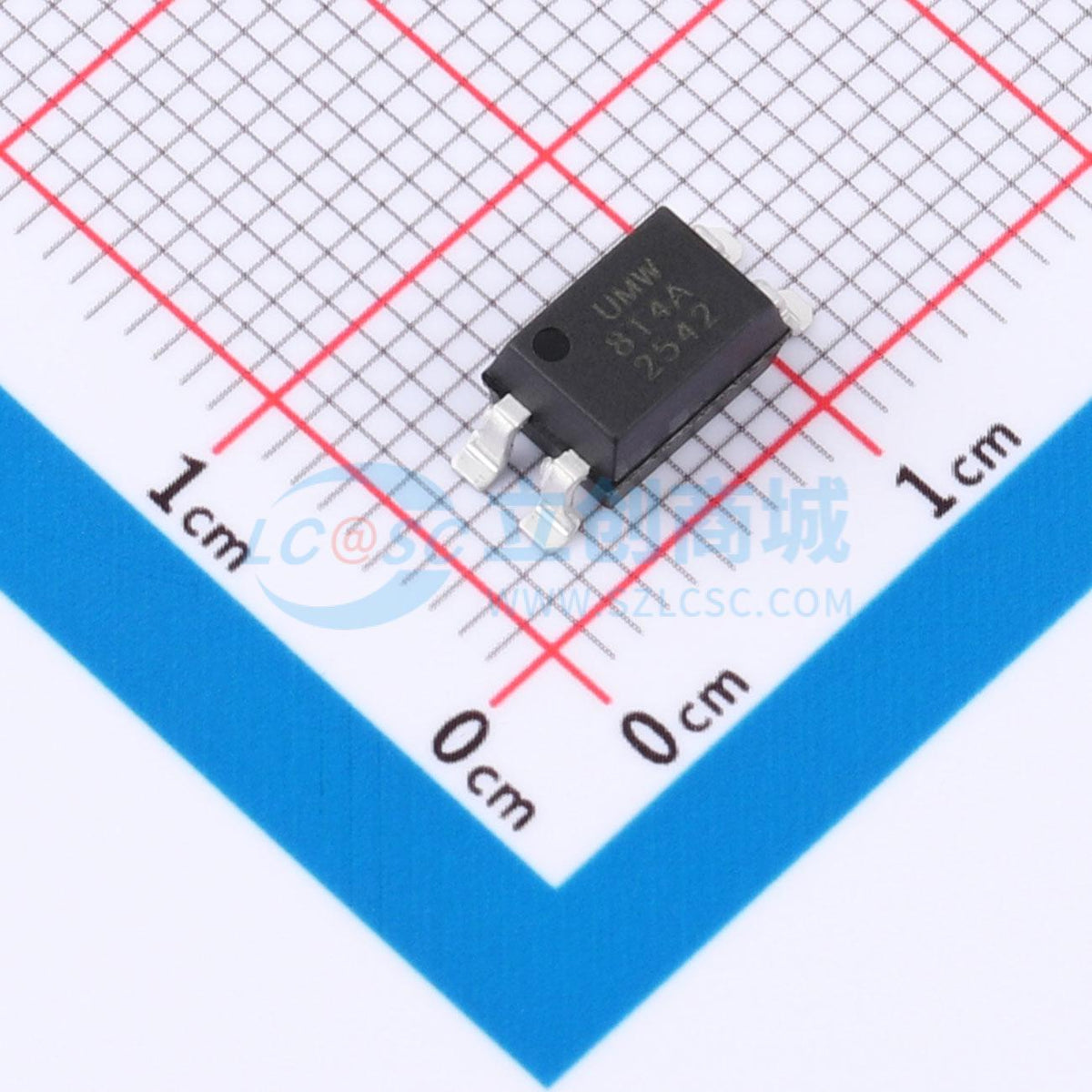 Optocoupler transistor PC814A-S(UMW) SOP-4 1.2V - Techcore Việt Nam