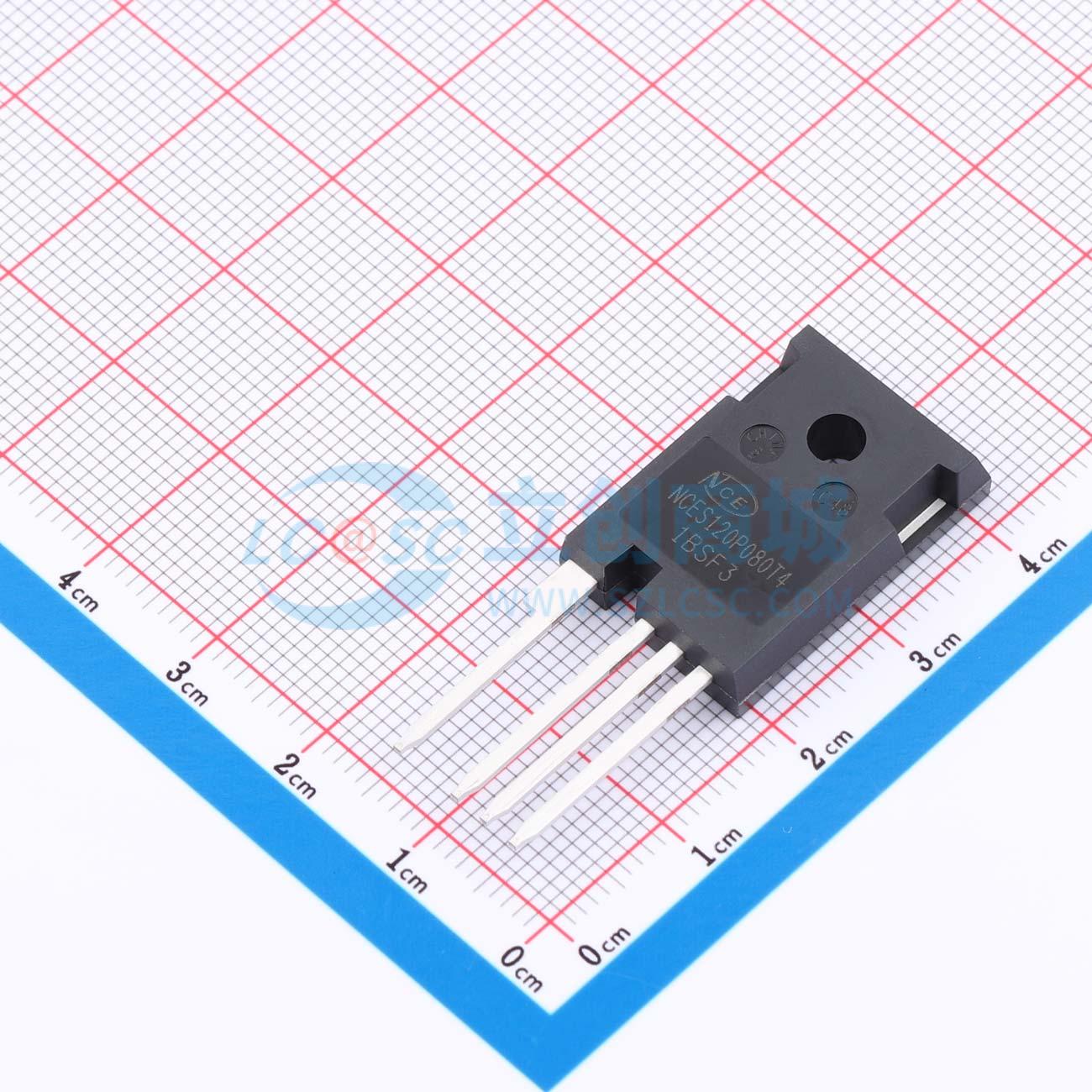 MOSFET SiC NCES120P080T4 TO-247-4L 30A - Techcore Việt Nam