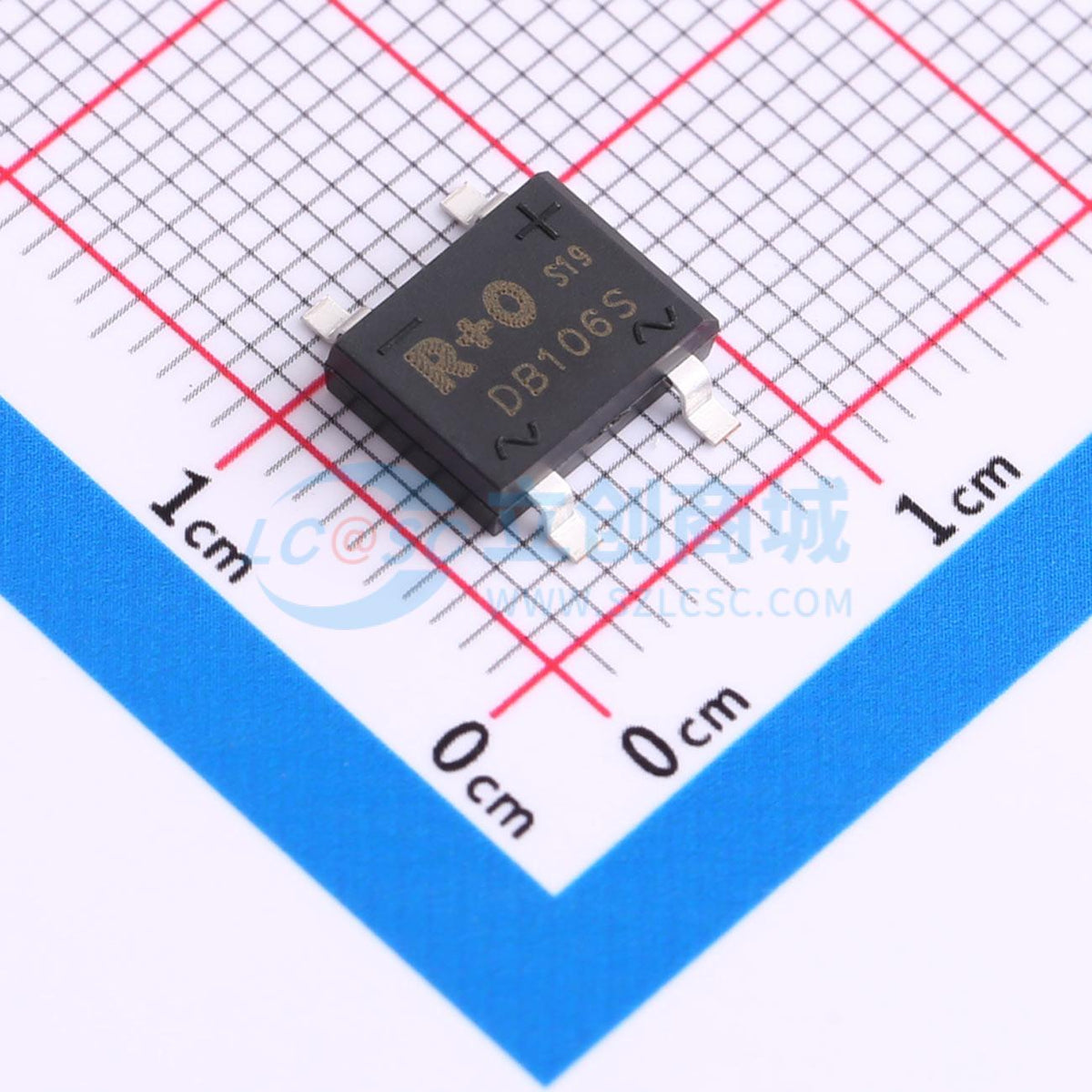 Cầu chỉnh lưu DB106S R+O DBS 1.1V@1A - Techcore Việt Nam