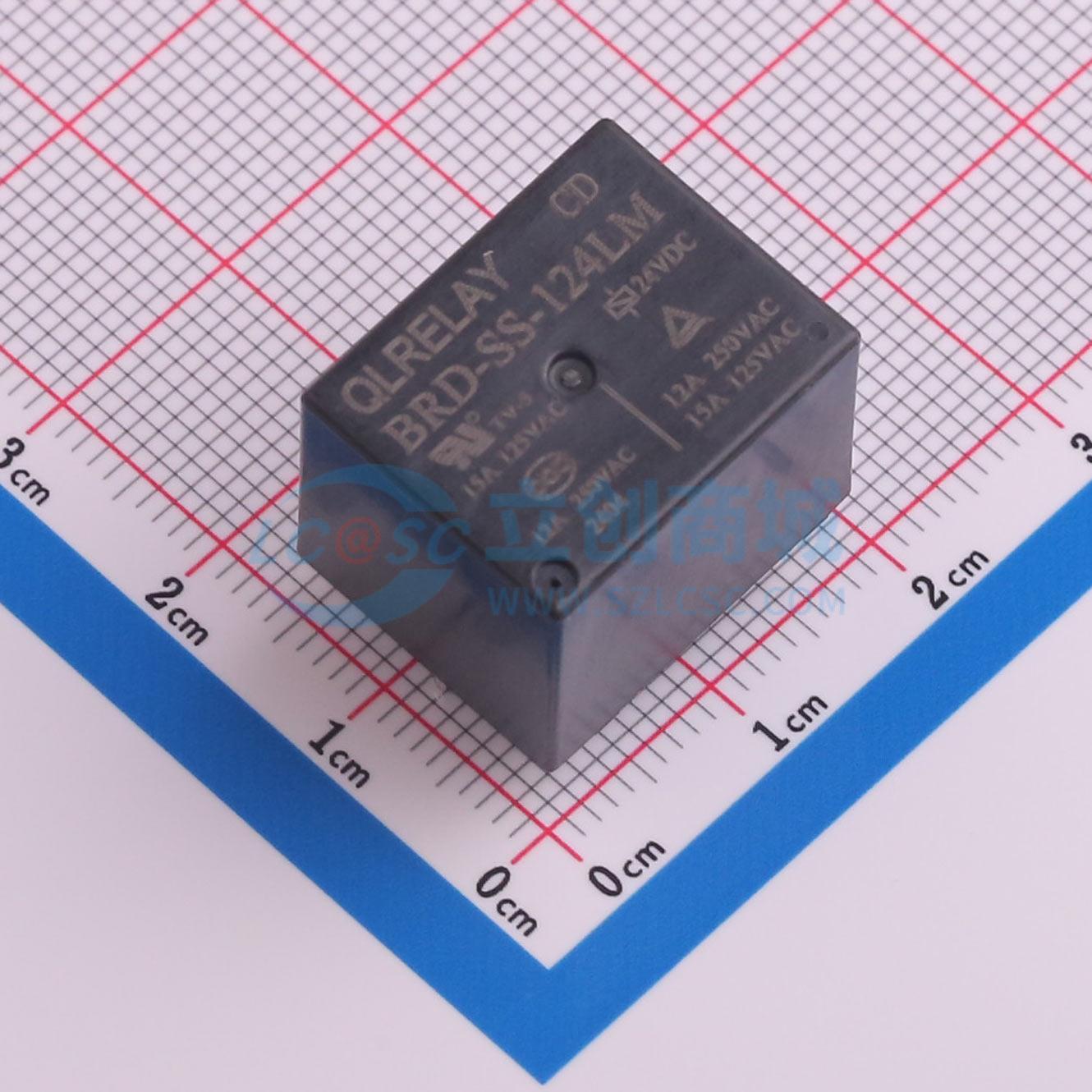 Rơ-le điện tử BRD-SS-124LM QLRELAY 24V THT,19x15.4mm - Techcore Việt Nam