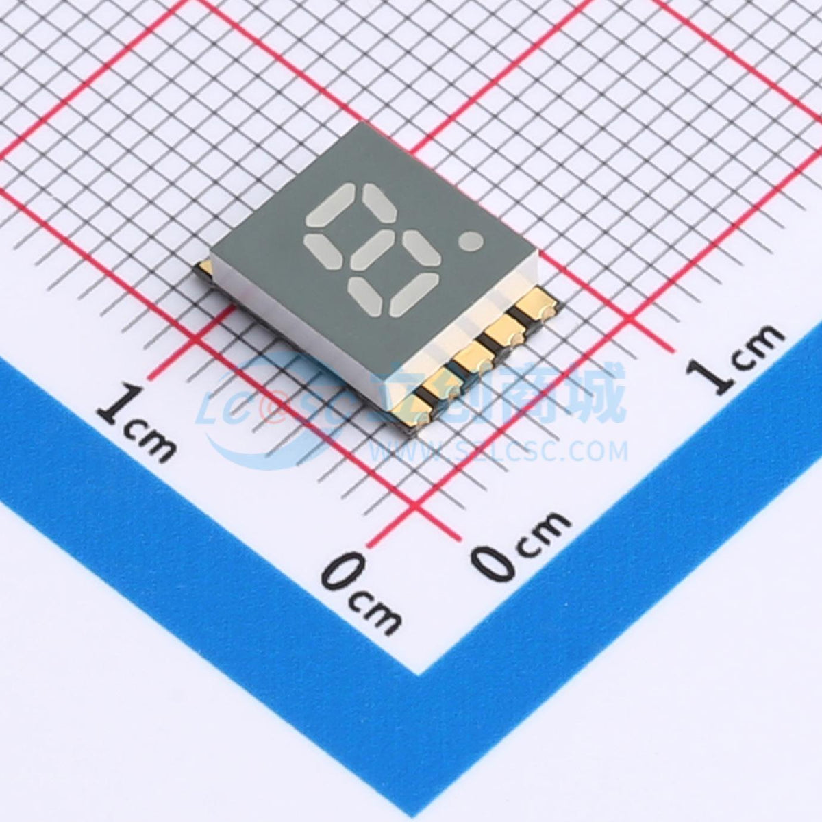 LED 7 đoạn GS2016CR-G Guangcai Display SMD,10x7.2mm Cathode chung - Techcore Việt Nam