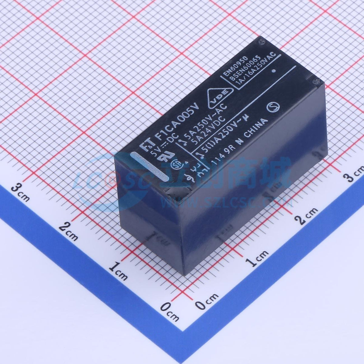 Rơ-le điện tử FTR-F1CA005V FUJITSU 5V DIP,29x12.8mm - Techcore Việt Nam