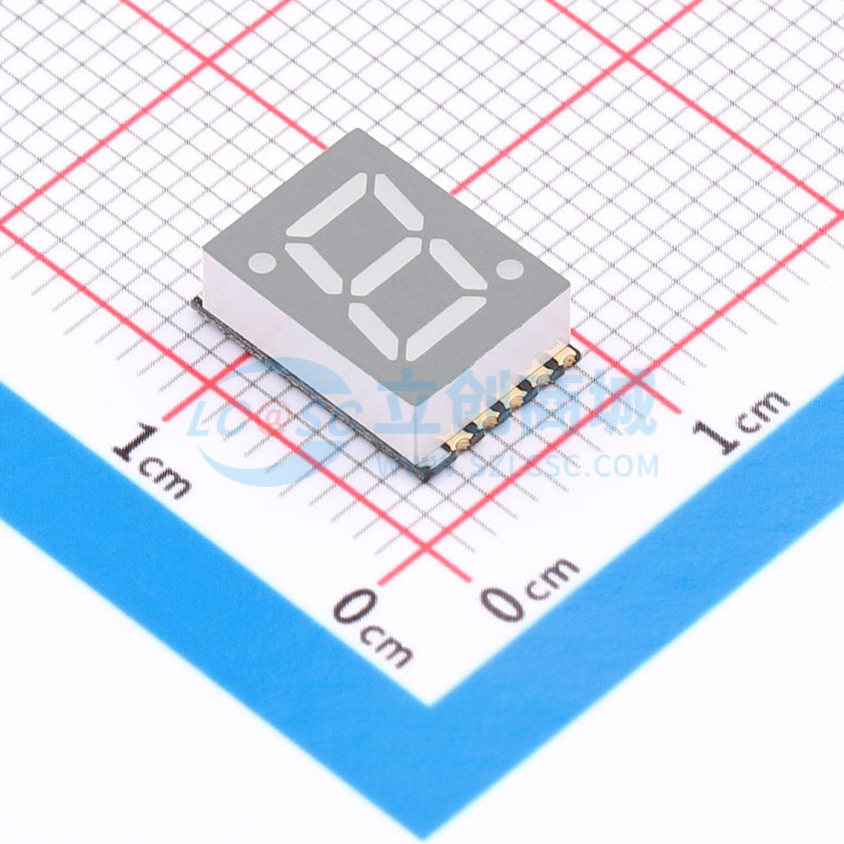 LED 7 đoạn GS2811CSR-G Guangcai Display SMD,11x7.5mm - Techcore Việt Nam