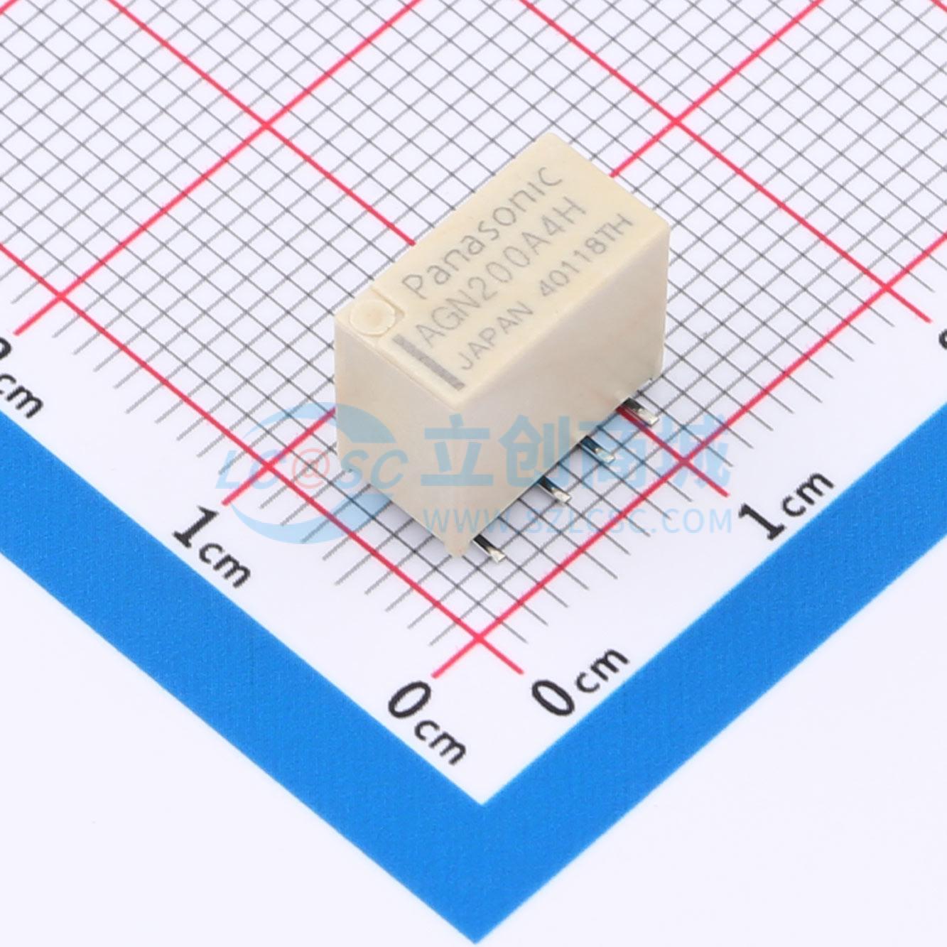 Rơ-le AGN200A4H PANASONIC 4.5V SMD,10.6x5.7mm - Techcore Việt Nam
