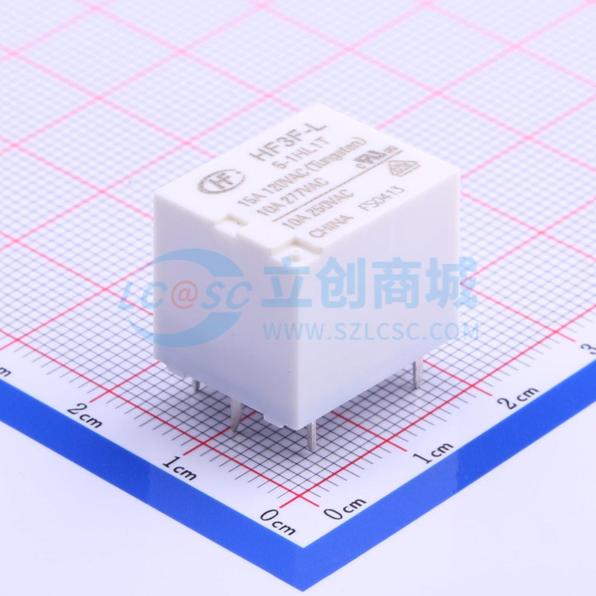 Rơ-le chốt từ HF3F-L/5-1HL1T HF 5V THT,19x15.2mm - Techcore Việt Nam