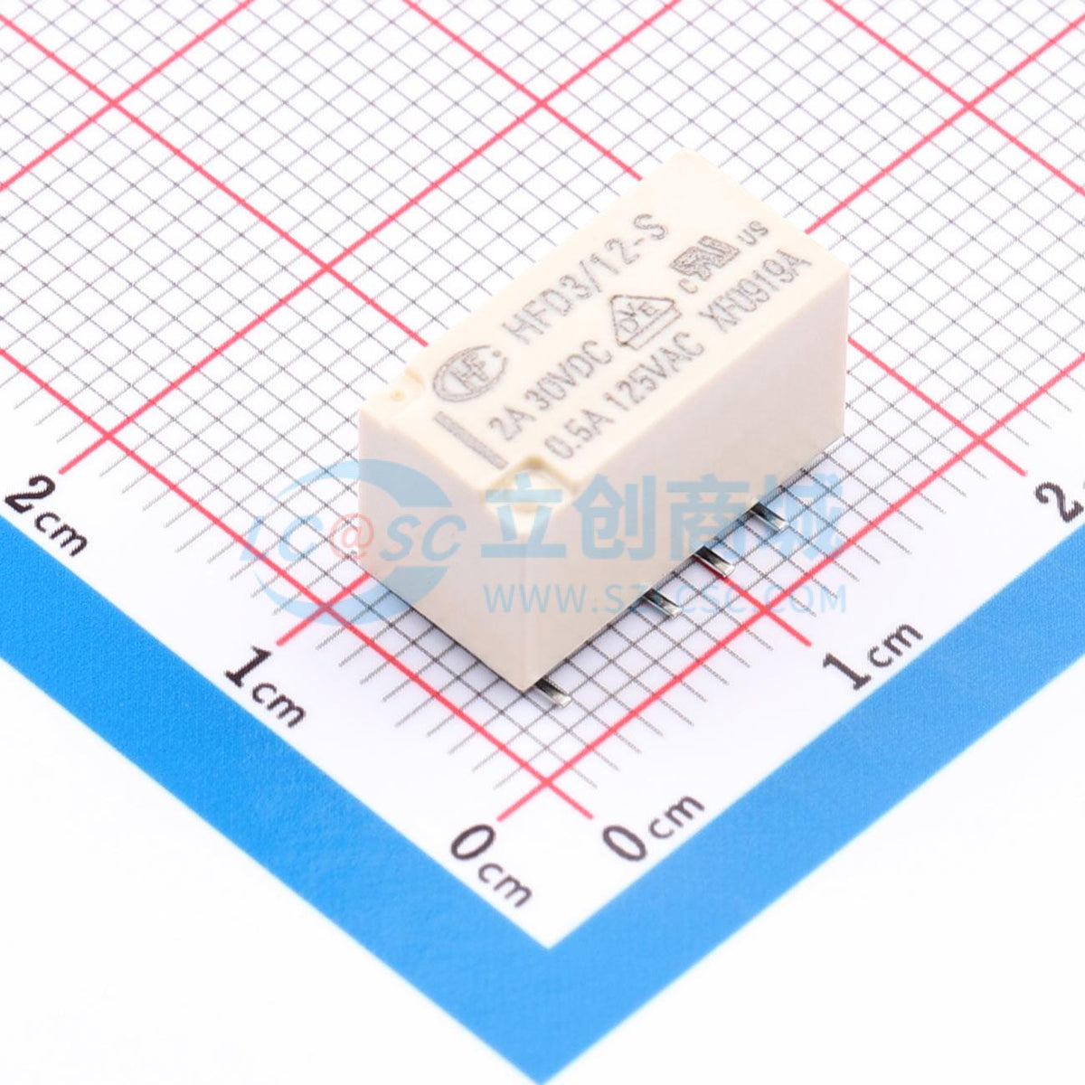 Rơ-le tín hiệu HFD3/12SR HF 12V SMD - Techcore Việt Nam