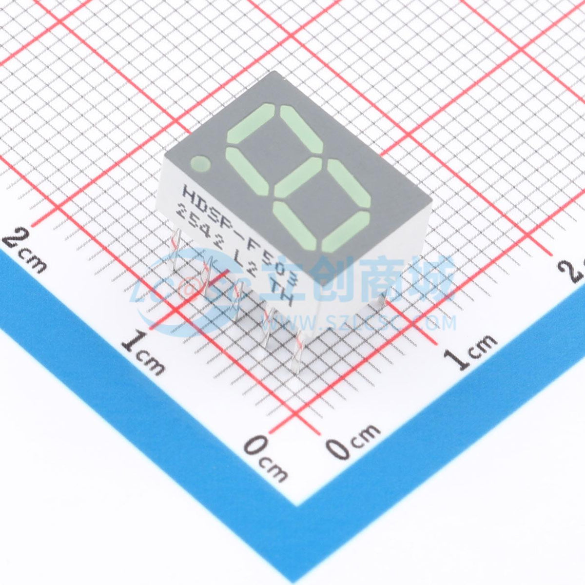 LED 7 đoạn HDSP-F503 Broadcom DIP-10 Cathode chung - Techcore Việt Nam