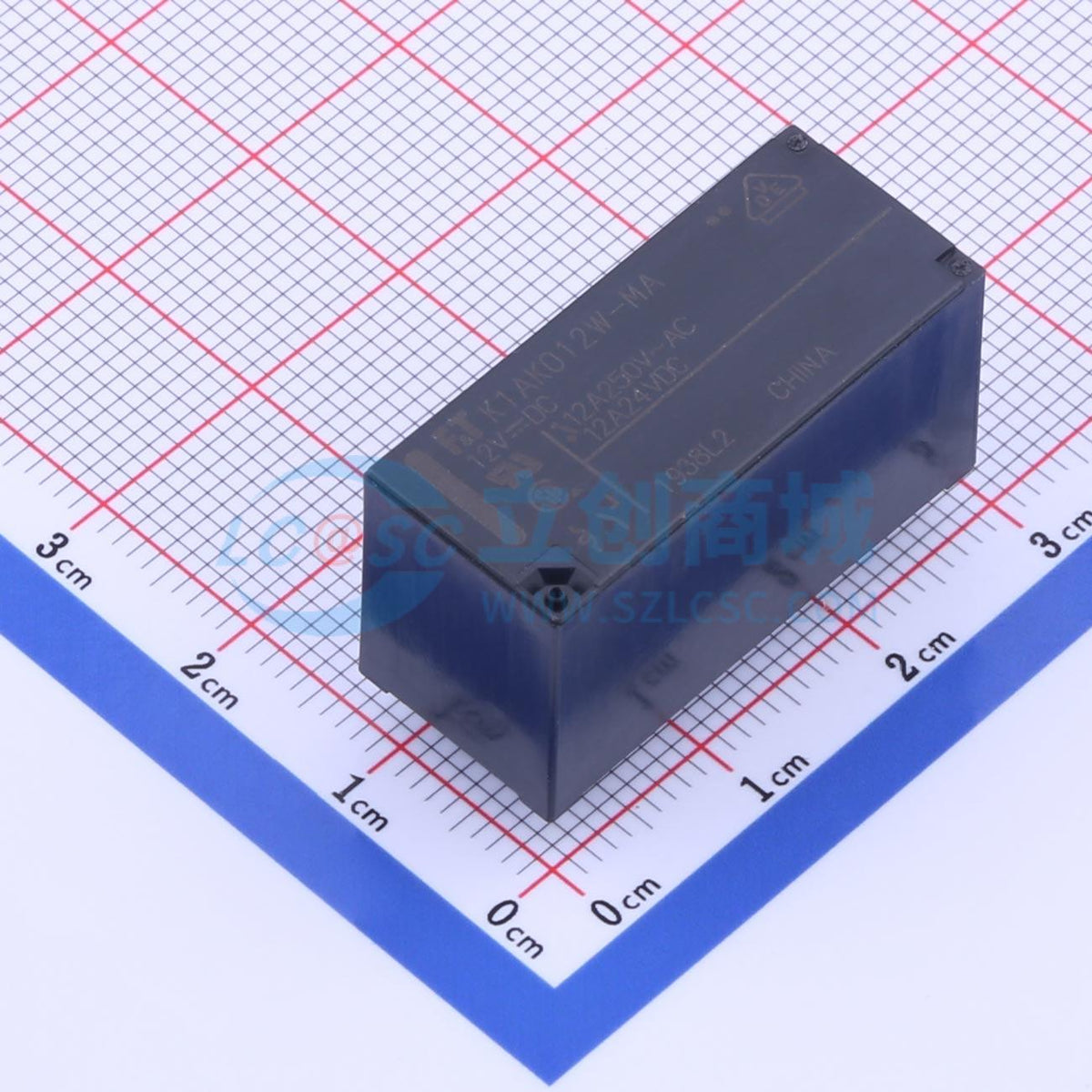 Rơ-le điện tử FTR-K1AK012W-MA-XL FUJITSU 12V THT,29.3x13mm - Techcore Việt Nam