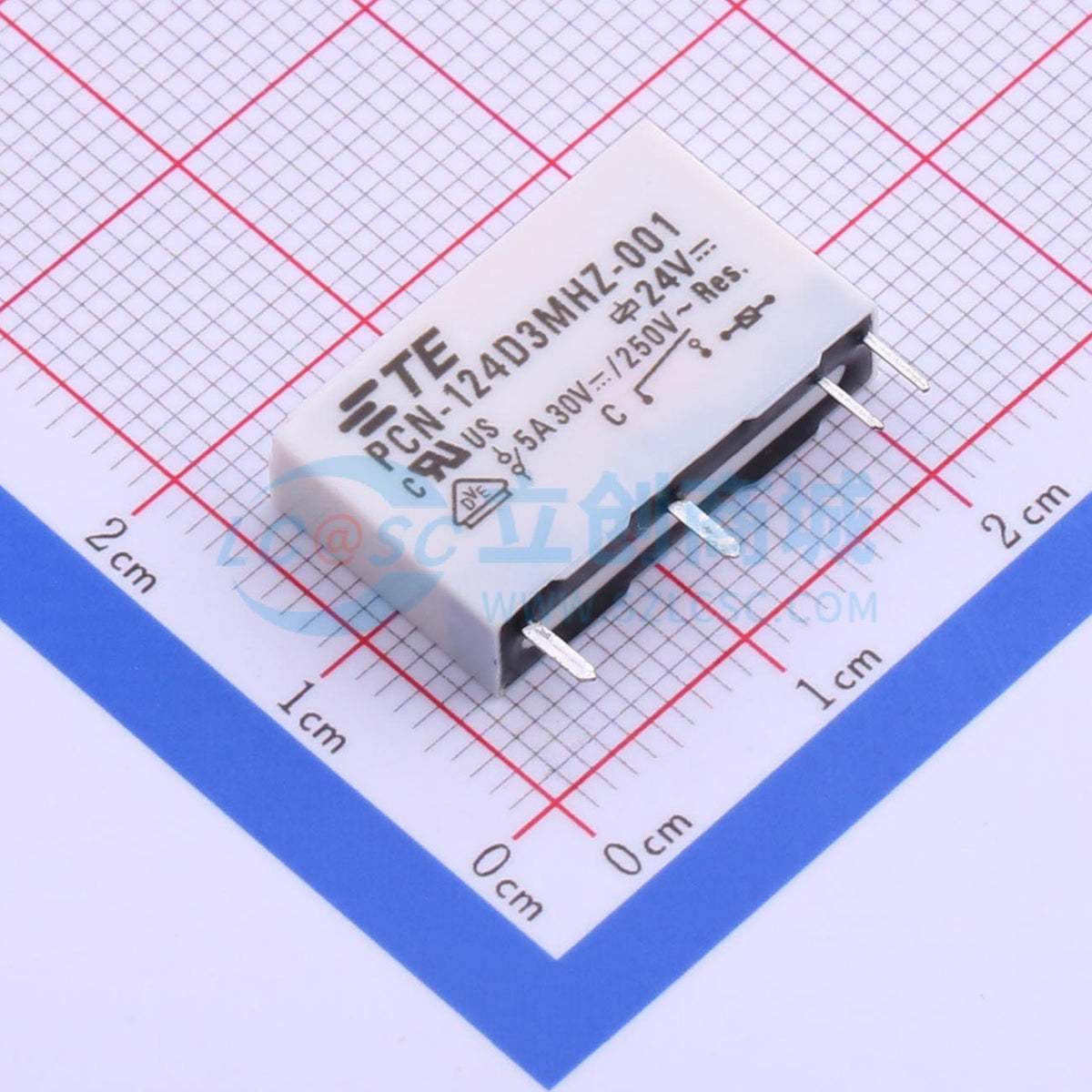 Rơ-le điện tử 7-1461491-6 TE Connectivity 24V SIP,20x5mm - Techcore Việt Nam