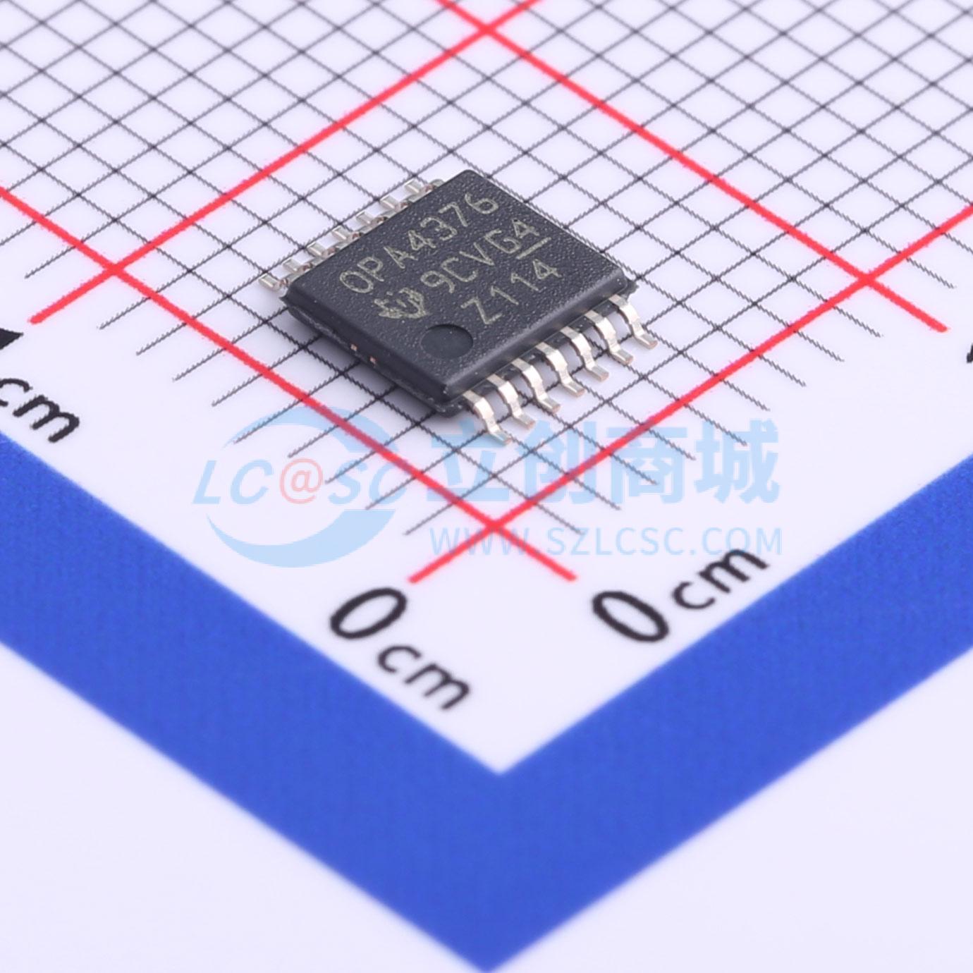 IC Khuếch Đại Thuật Toán Chính Xác OPA4376AIPWR Texas Instruments TSSOP-14 4 kênh 2.2–5.5 V - Techcore Việt Nam