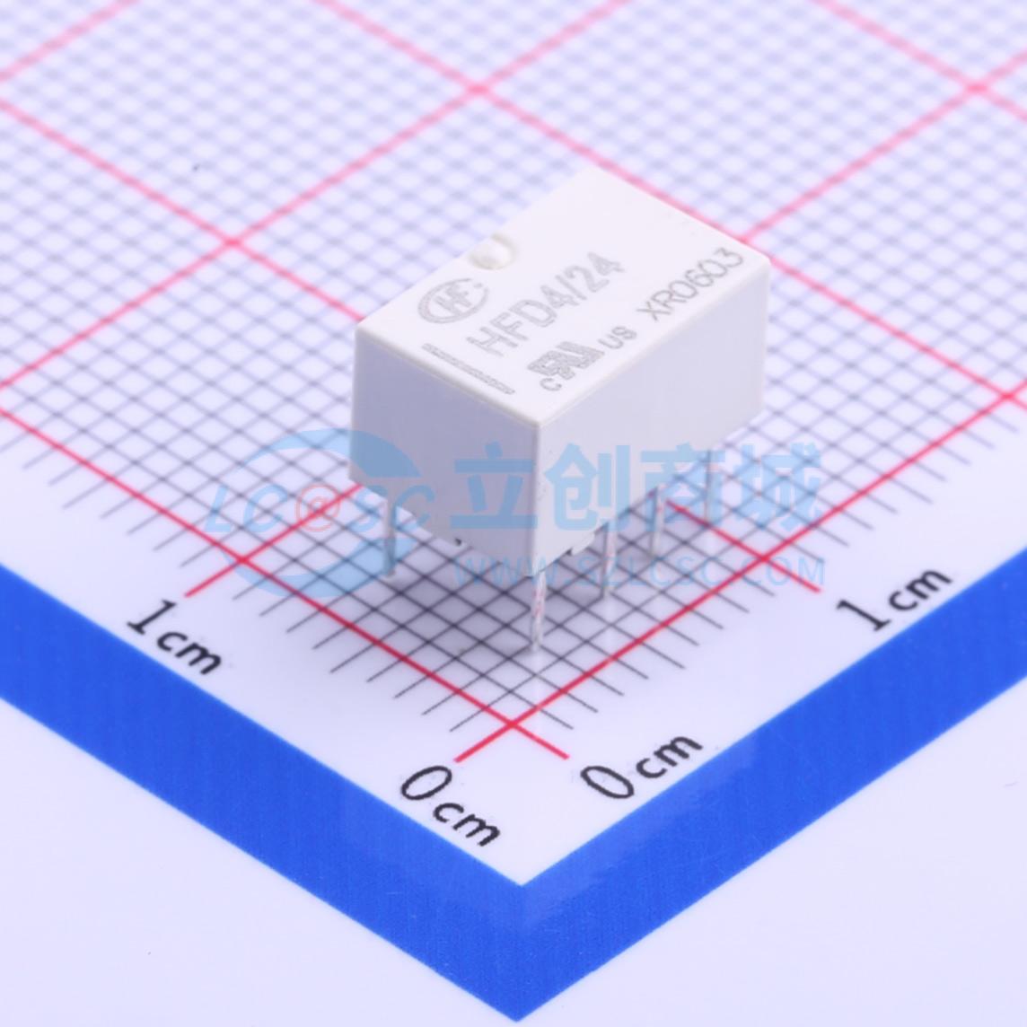 Rơ-le điện tử HFD4/24 HF 24V DIP,10x6.5mm - Techcore Việt Nam