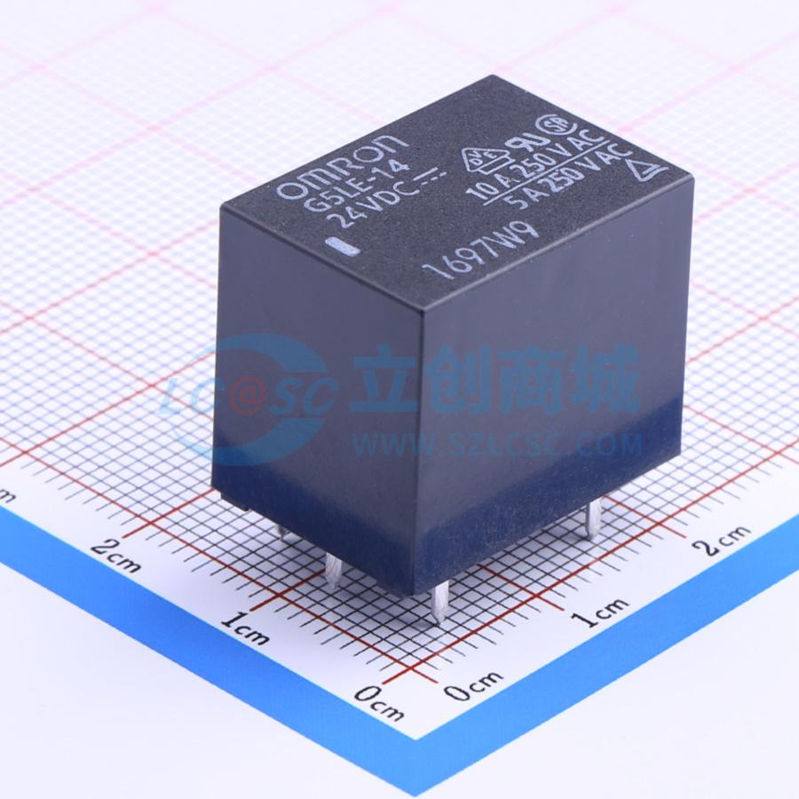 Rơ-le công suất G5LE-14 DC24 OMRON THT,22.5x16.5mm - Techcore Việt Nam