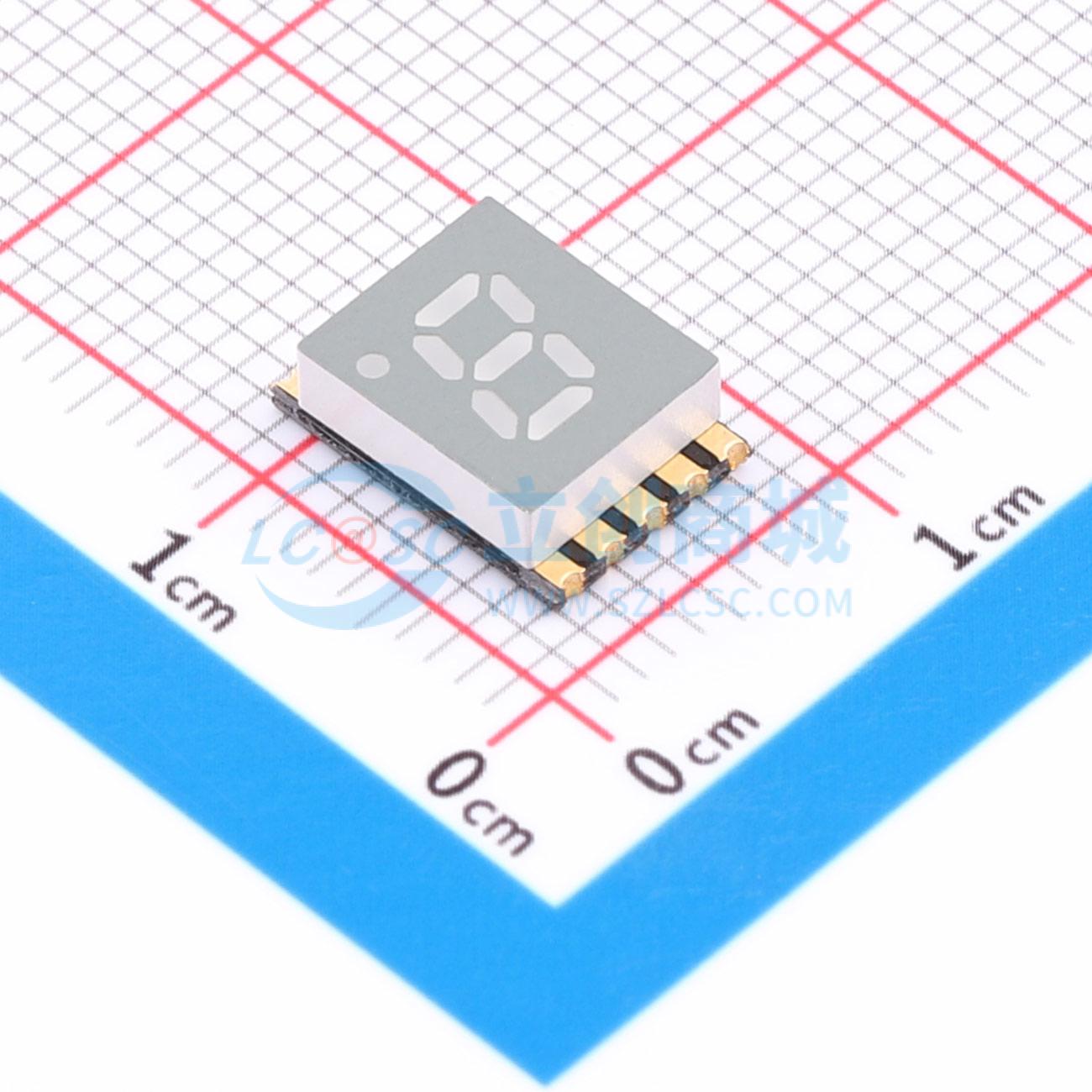 LED 7 đoạn GS2011CSR-G Guangcai Display SMD,10x6.9mm - Techcore Việt Nam