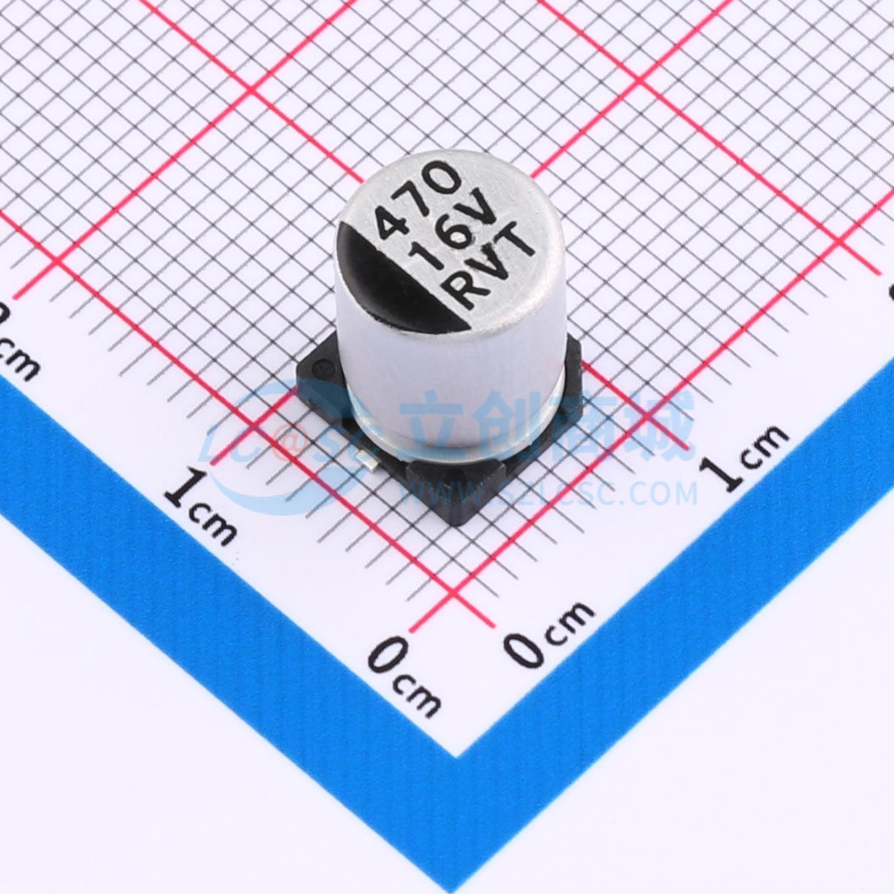 Linh kiện điện tử RVT1C471M0810 ROQANG SMD,D8xL10.2mm - Techcore Việt Nam