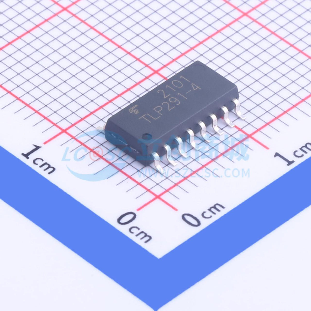 Optocoupler transistor TLP291-4(TP,E) TOSHIBA SOP-16-4.6mm 1.2V - Techcore Việt Nam