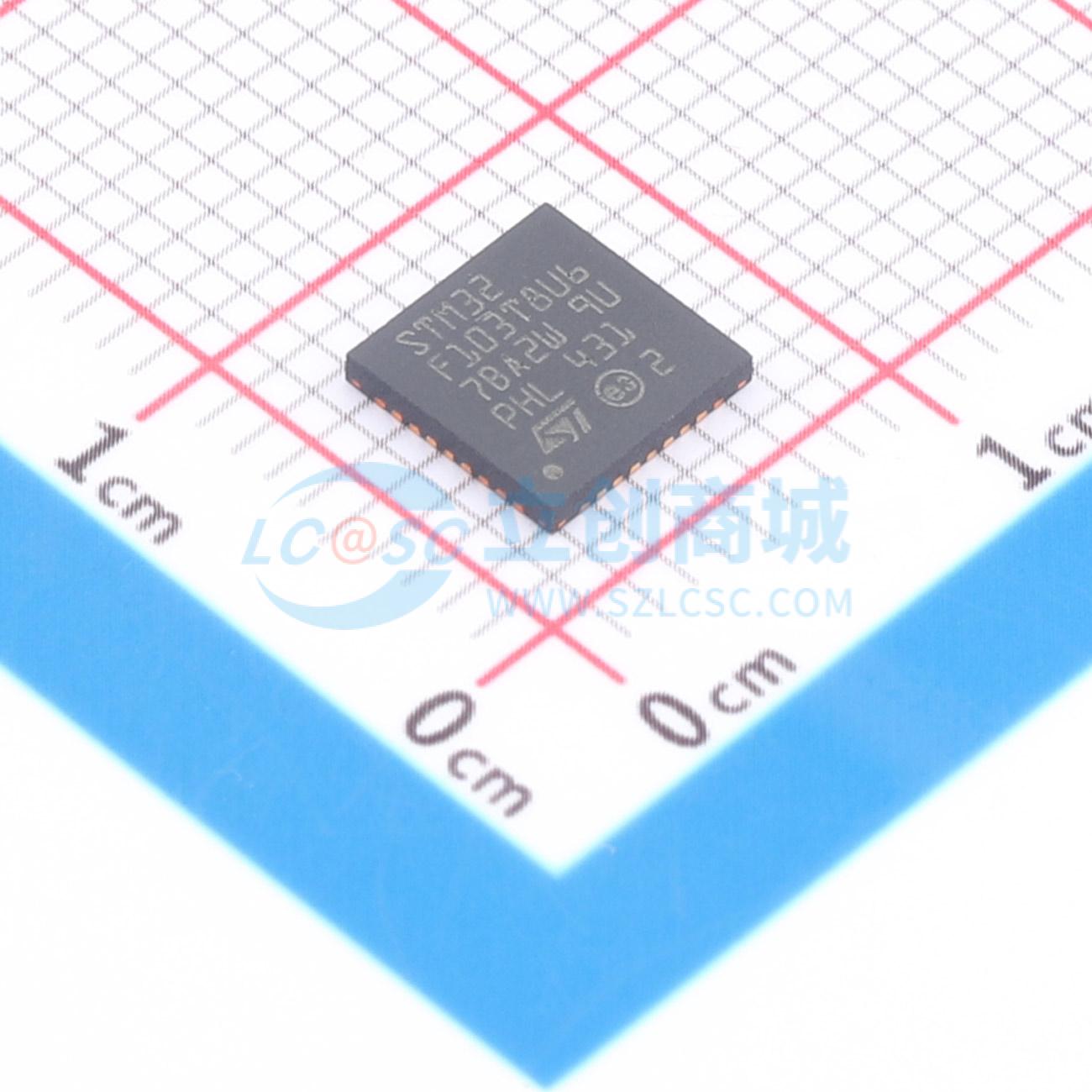 Cảm biến nhiệt độ STM32F103T8U6TR STMicroelectronics VFQFPN-36(6x6) - Techcore Việt Nam