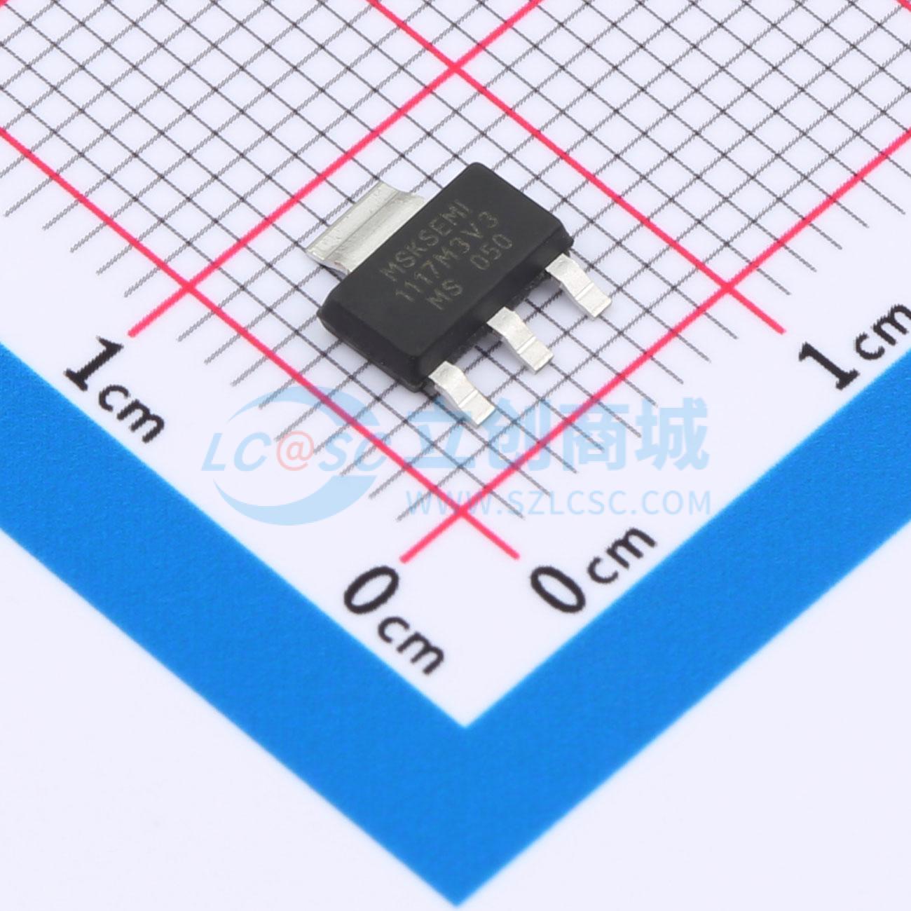 IC ổn áp tuyến tính LDO SPX1117M3-L-3-3/TR(MS) MSKSEMI SOT-223 - Techcore Việt Nam