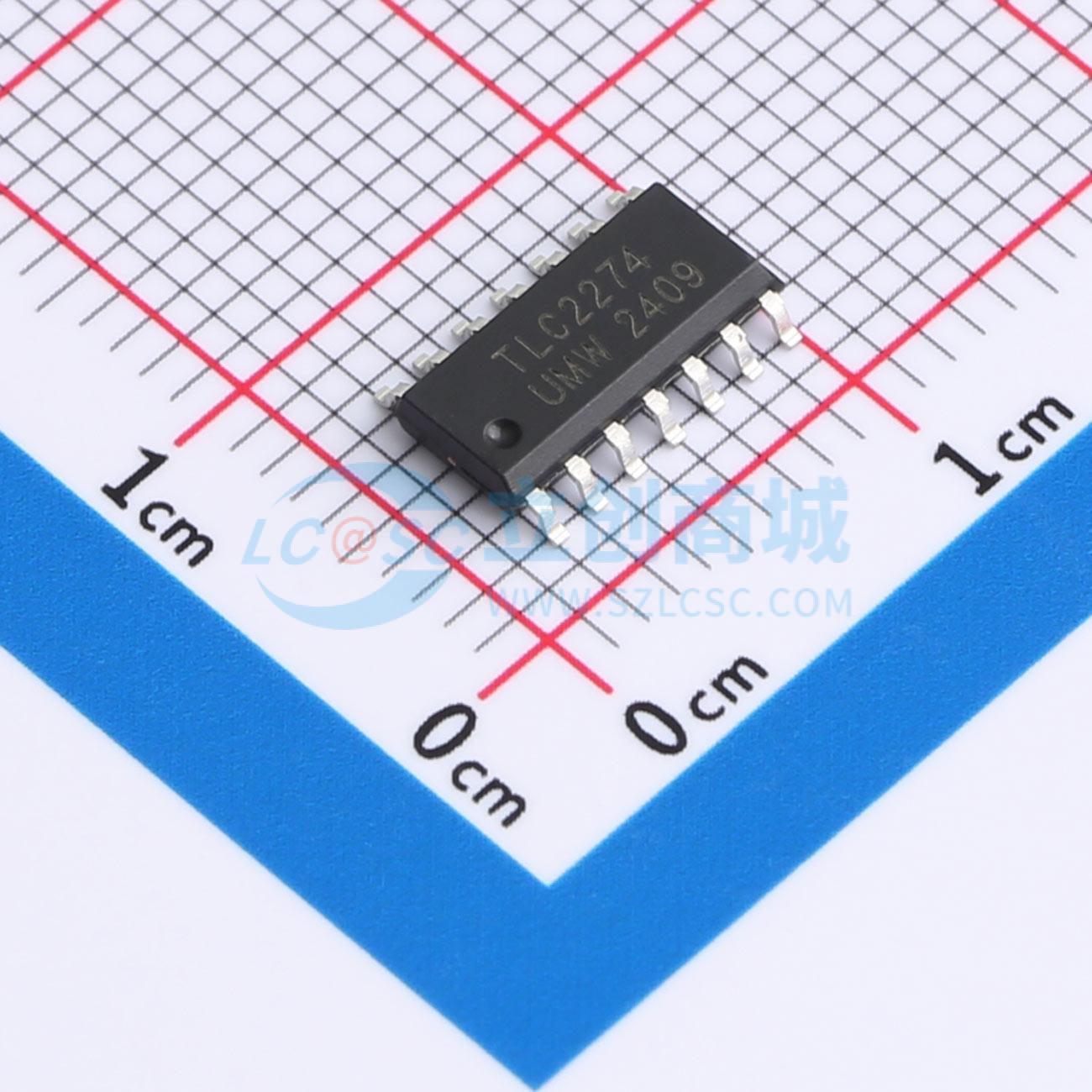 IC Khuếch Đại Thuật Toán TLC2274CDR(UMW) SOP-14 4 kênh Rail-to-Rail 2.2 MHz - Techcore Việt Nam