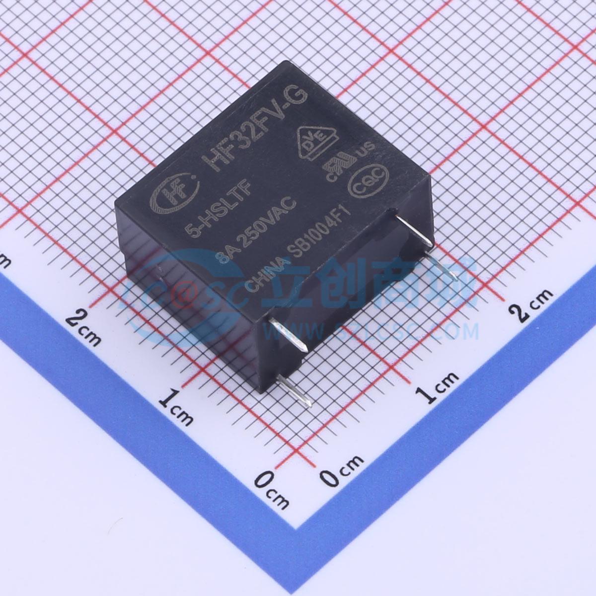 Rơ-le điện tử HF32FV-G/5-HSLTF HF 5V THT,18.4x10.2mm - Techcore Việt Nam