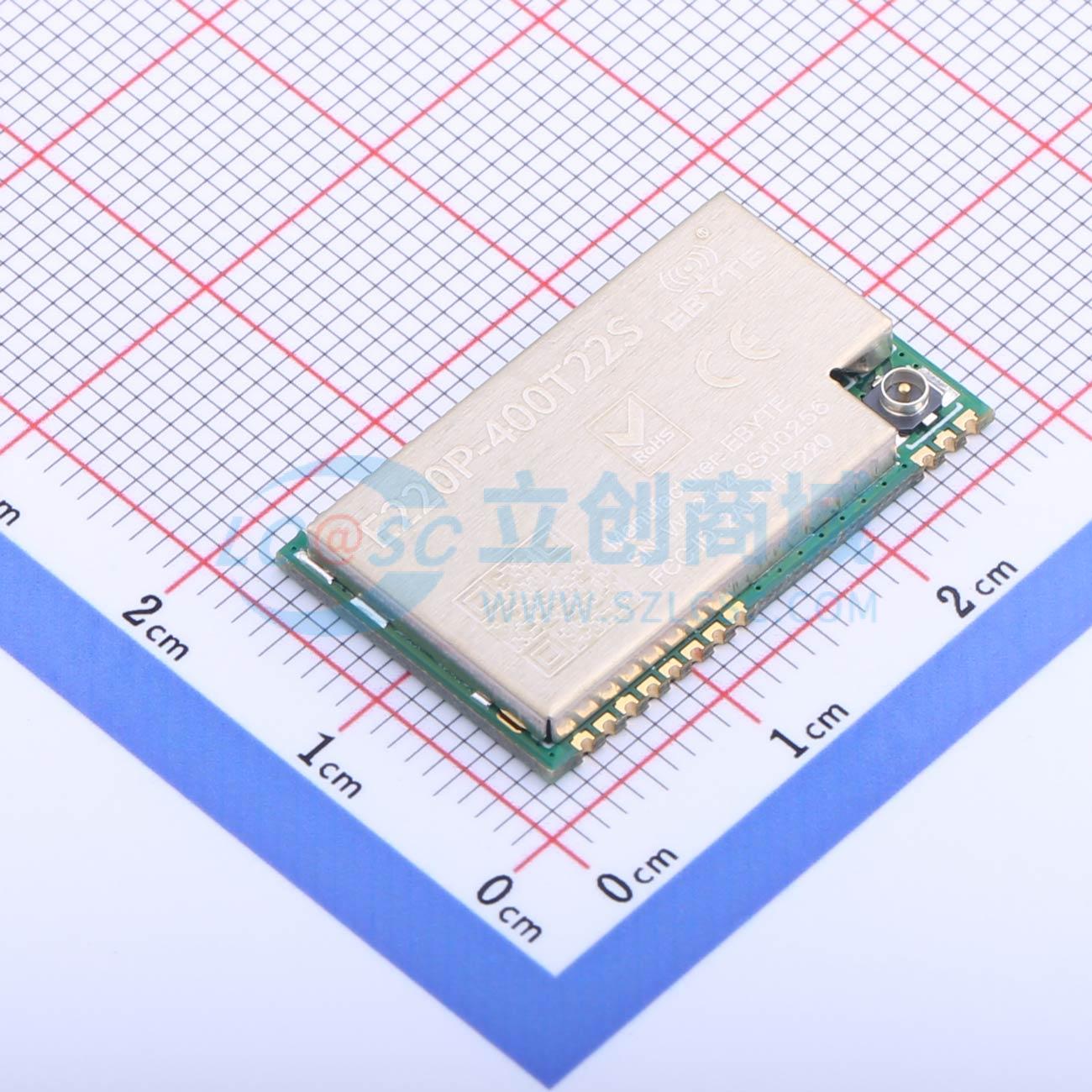 Module LoRa E220P-400T22S EBYTE SMD 26x16mm LLCC68lora433/470MHzUARTRSSI - Techcore Việt Nam