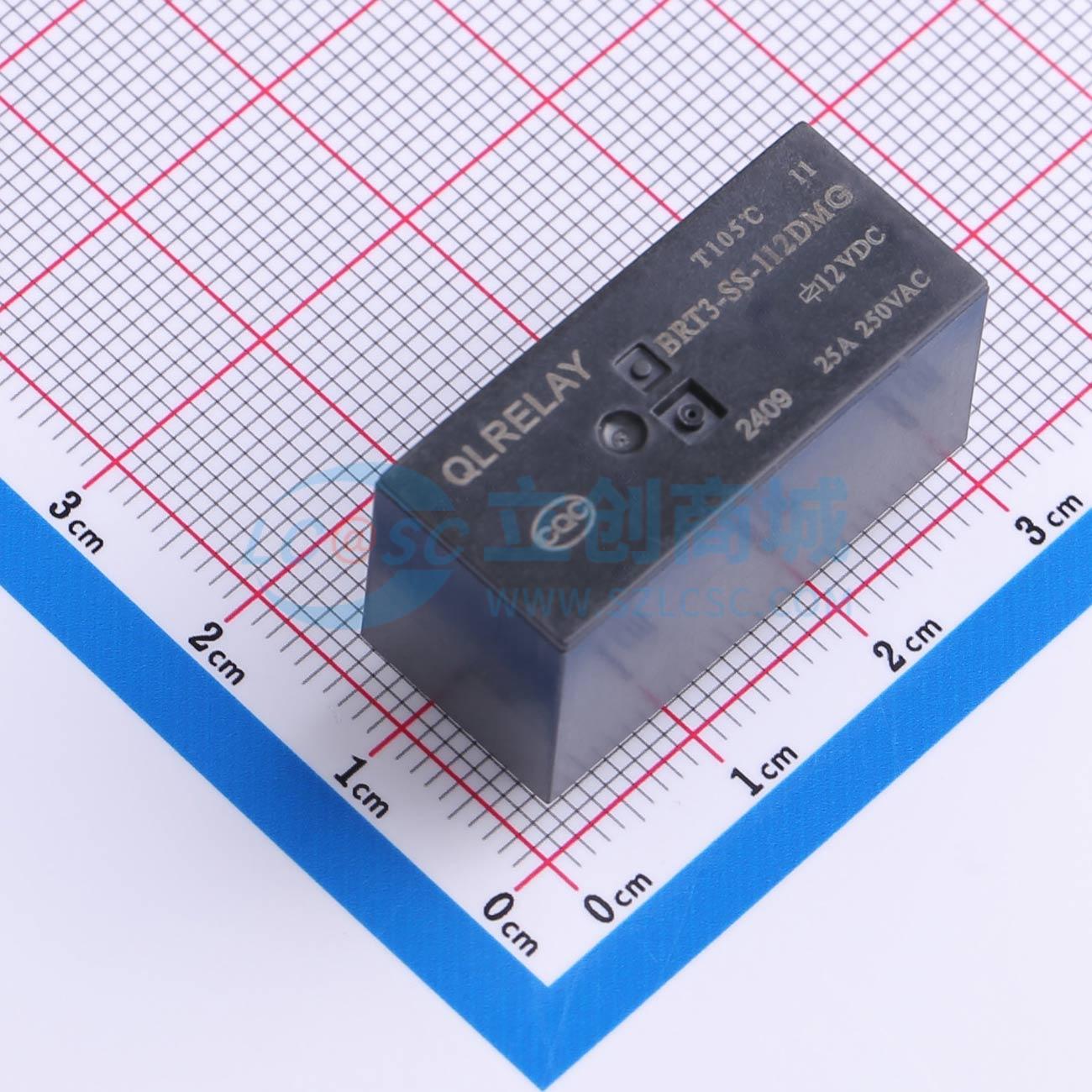 Rơ-le công suất BRT3-SS-112DMG QLRELAY 12V THT,29x12.7mm - Techcore Việt Nam
