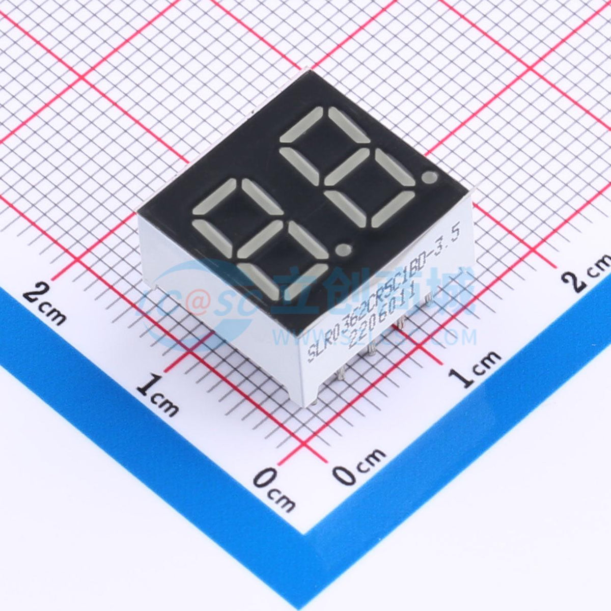 LED 7 đoạn SLR0362CR5C1BD-3.5 SUNLIGHT Cathode chung - Techcore Việt Nam